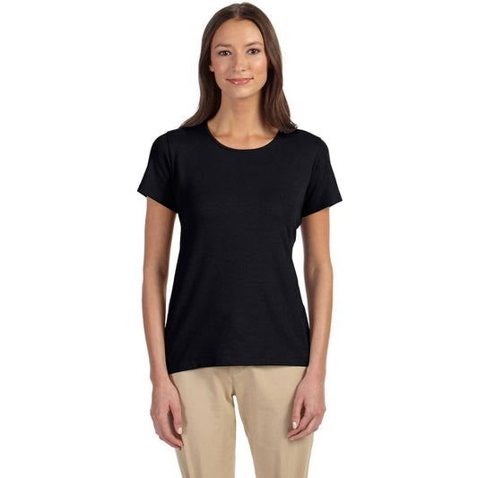 Black T-Shirt - Devon & Jones - Perfect Fit Shell