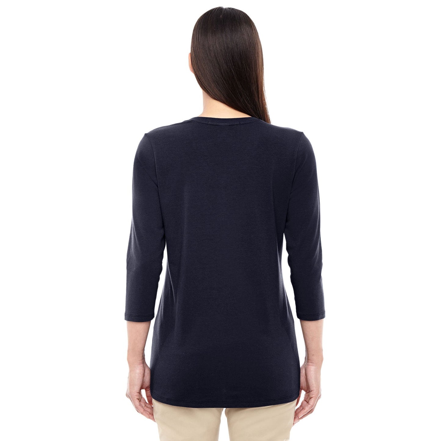 Black T-Shirt - Devon & Jones - Perfect Fit V-Neck