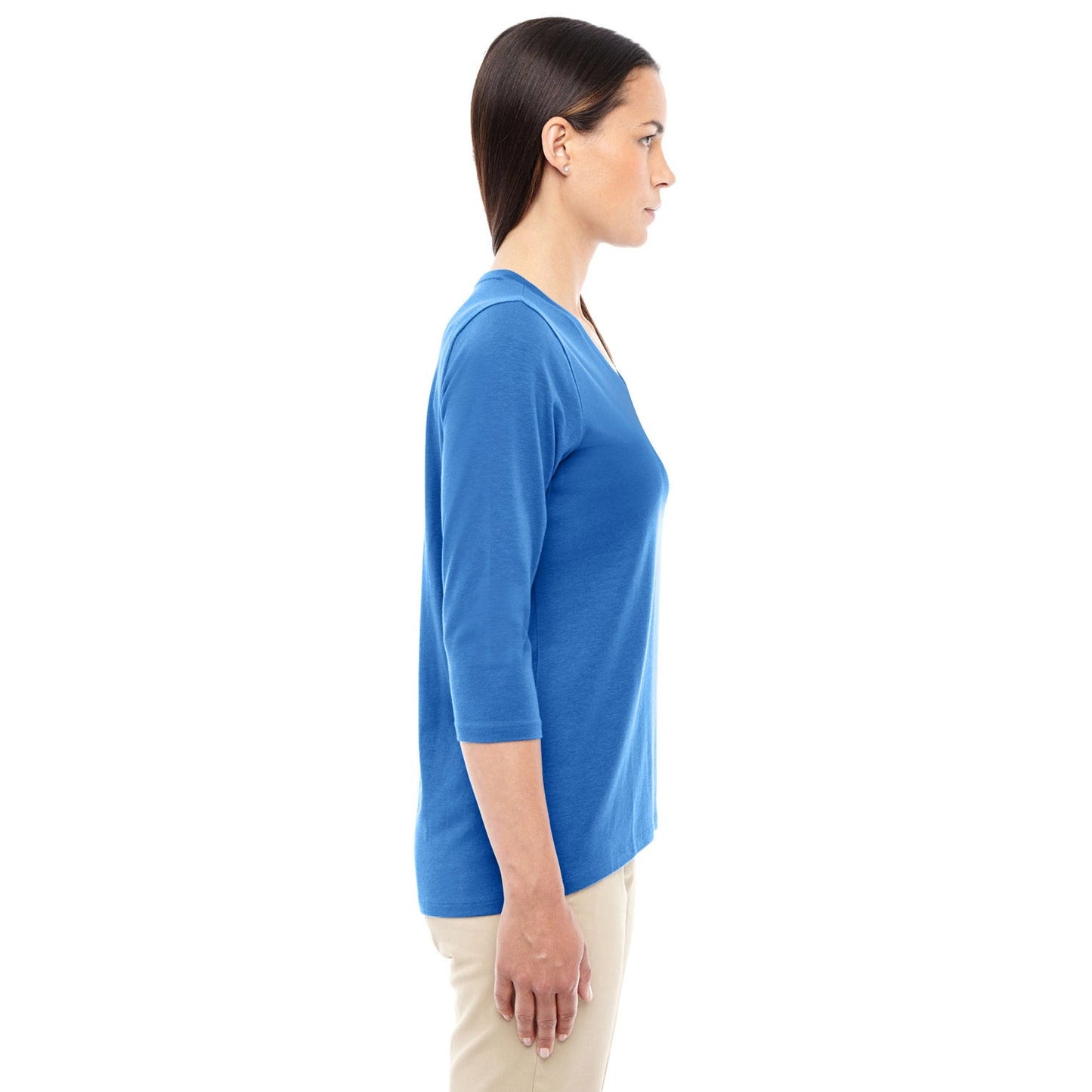 Black T-Shirt - Devon & Jones - Perfect Fit V-Neck