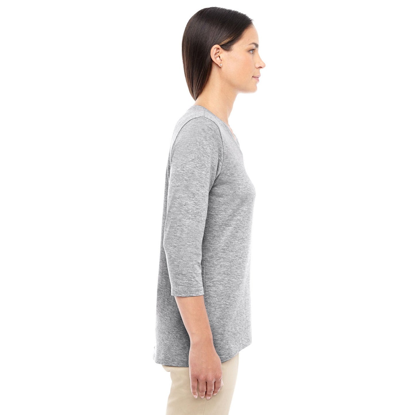 Black T-Shirt - Devon & Jones - Perfect Fit V-Neck