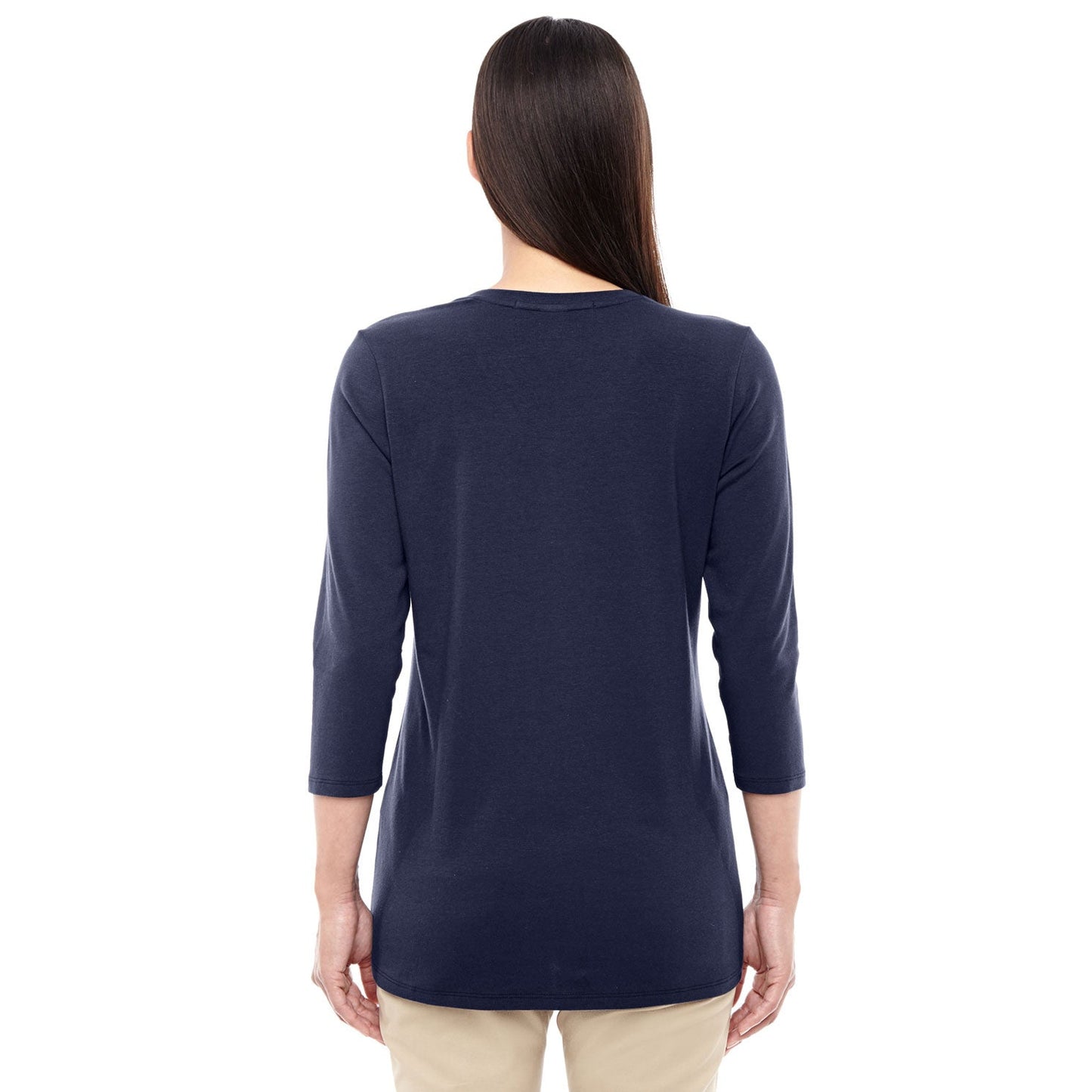 Black T-Shirt - Devon & Jones - Perfect Fit V-Neck