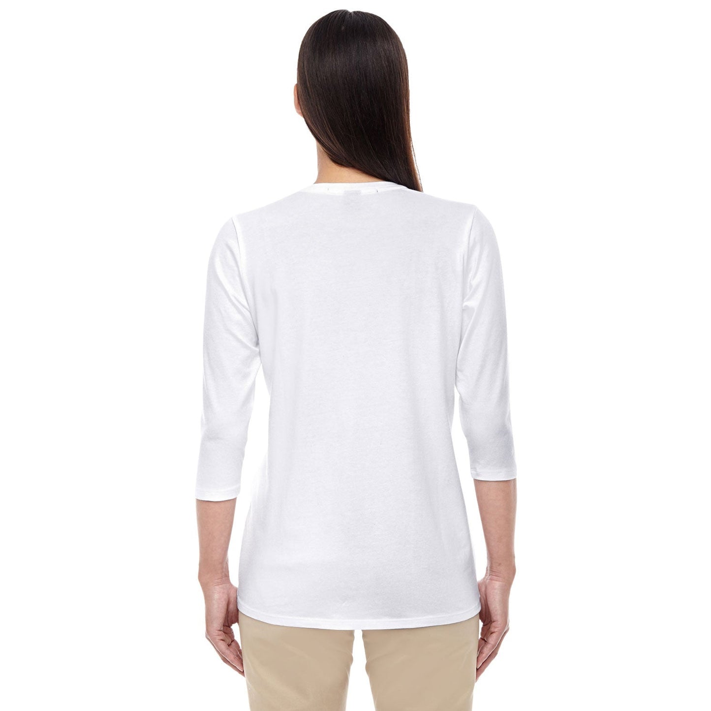 Black T-Shirt - Devon & Jones - Perfect Fit V-Neck