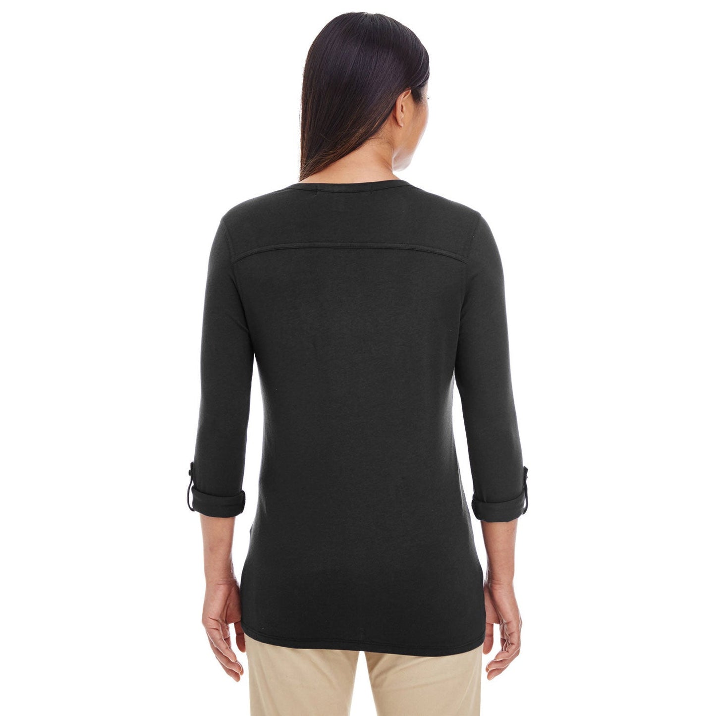 Black Blouses - Devon & Jones - Soft Knit Top