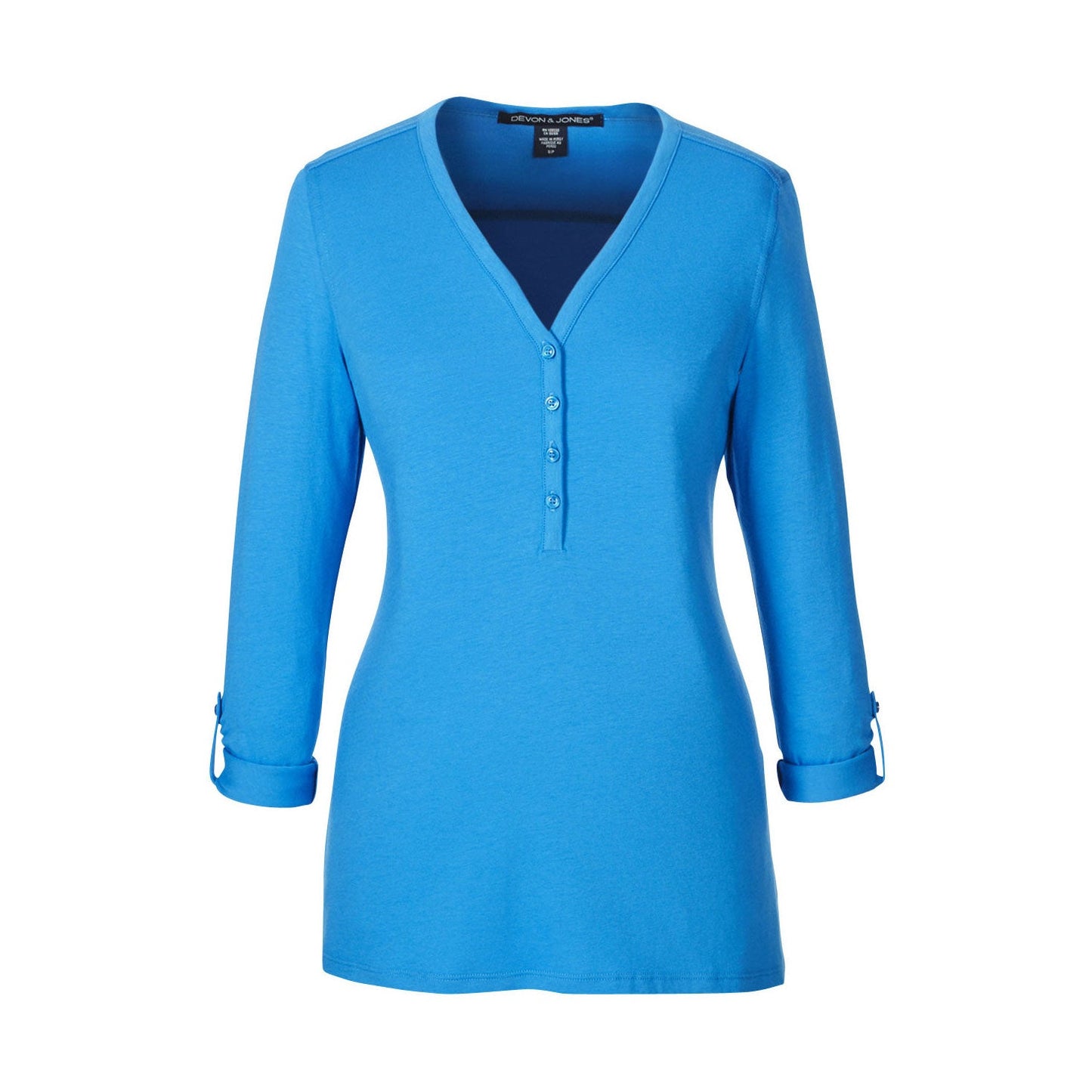 Black Blouses - Devon & Jones - Soft Knit Top