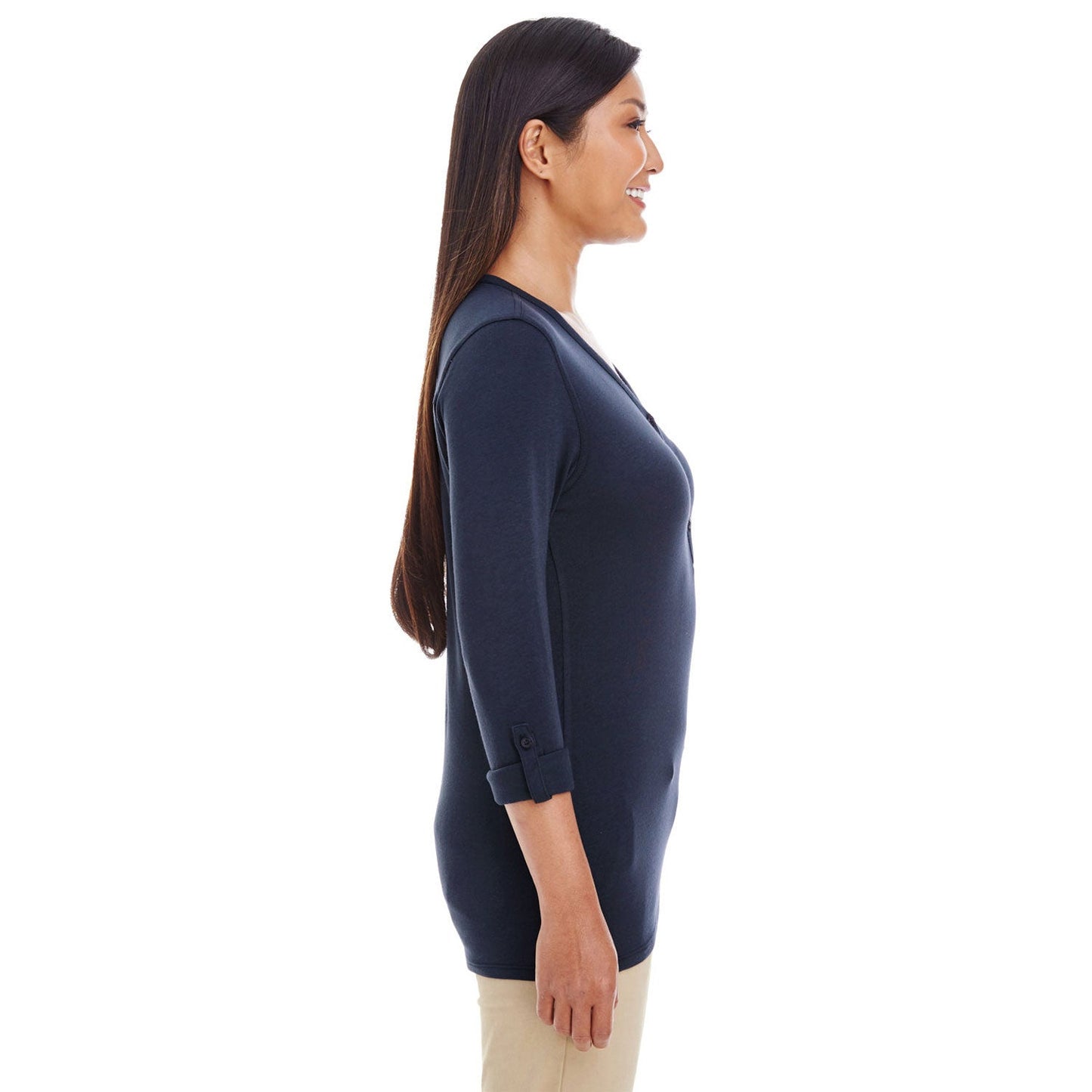 Black Blouses - Devon & Jones - Soft Knit Top
