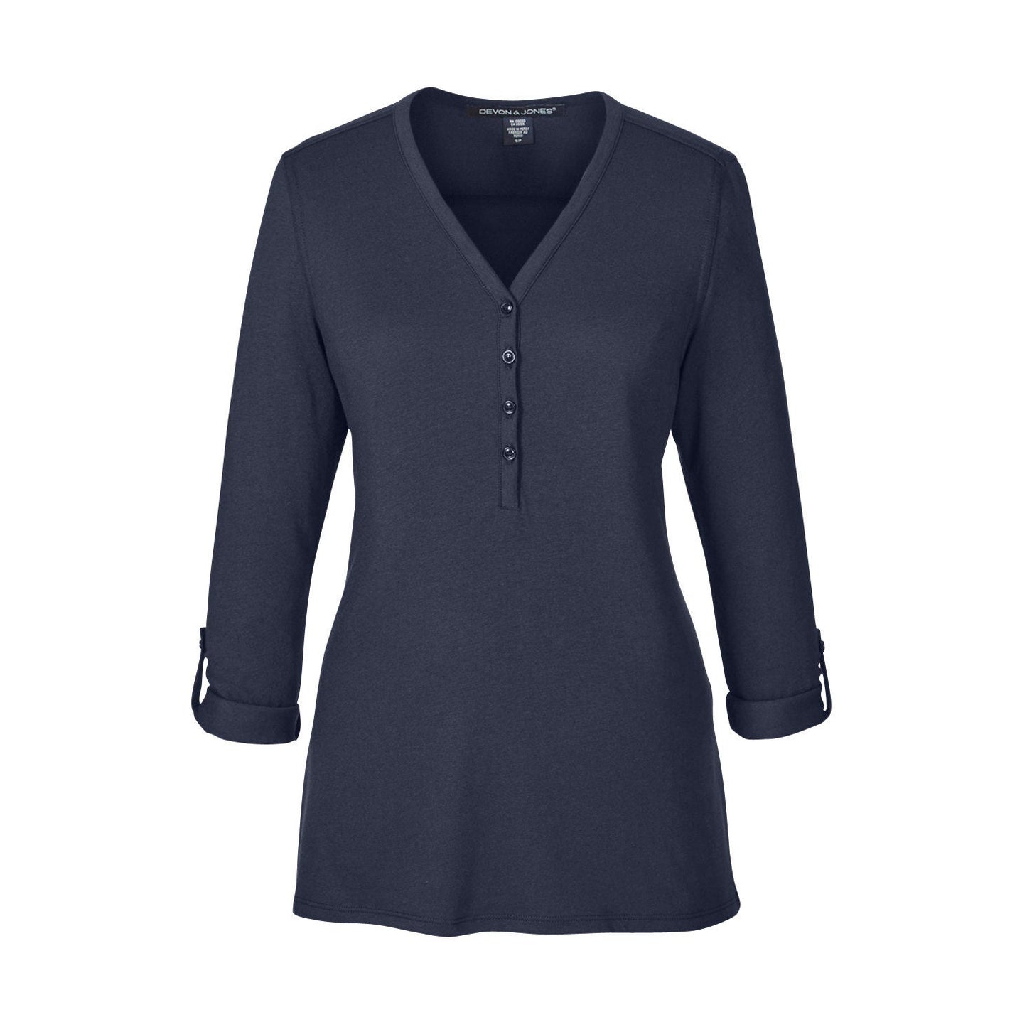 Black Blouses - Devon & Jones - Soft Knit Top