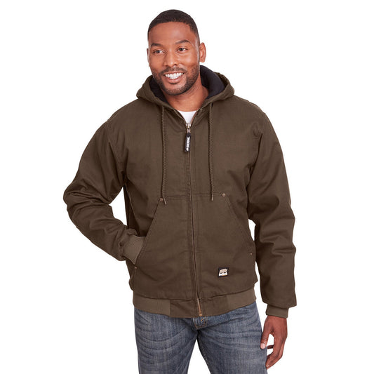 Black Jackets - Berne - Durable Cotton Duck Hooded