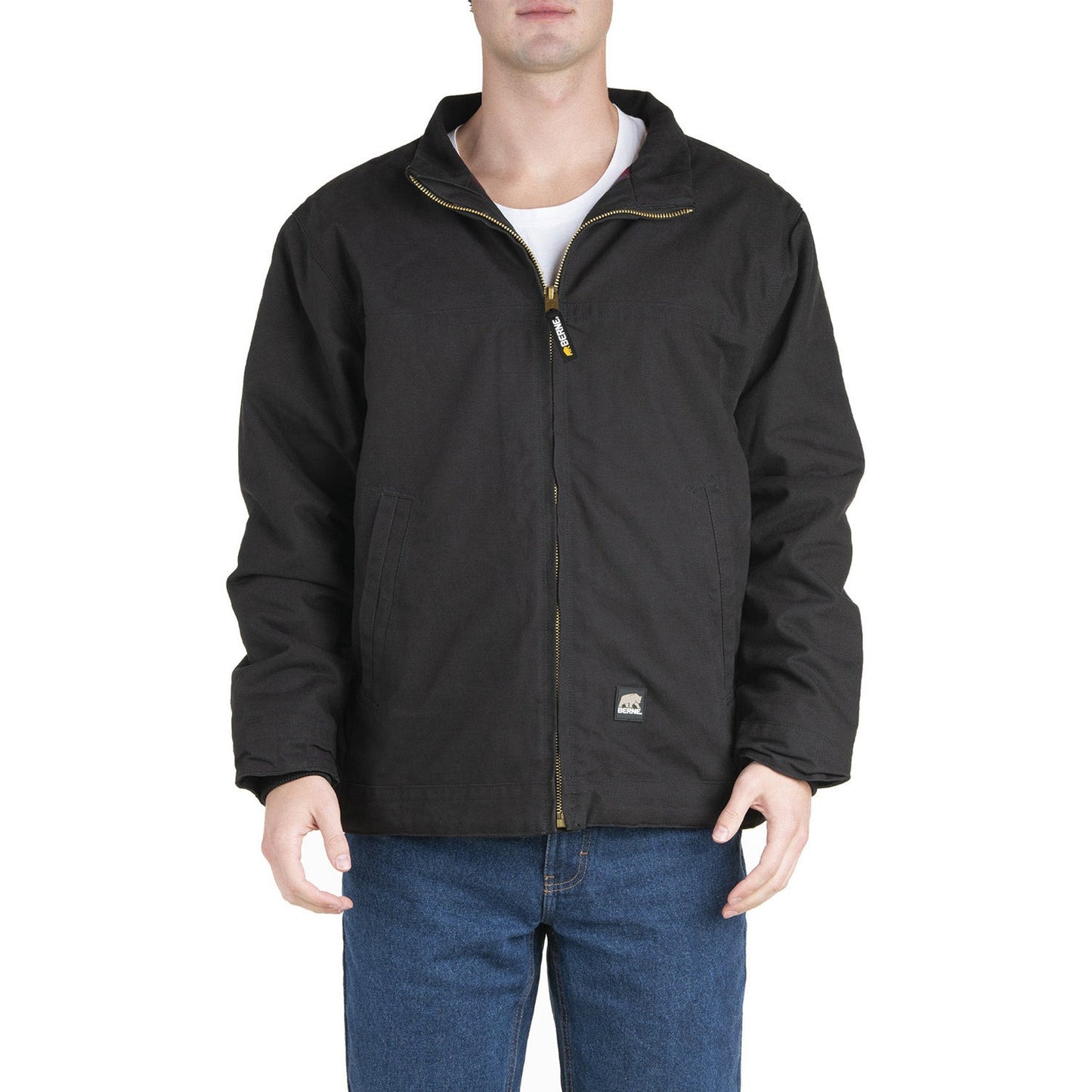 Black Jackets - Berne - Flannel-Lined Duck