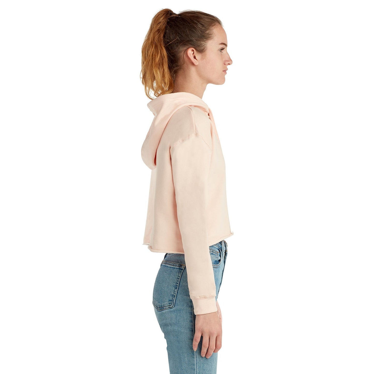 Black Cropped Hoodie - Lane Seven - Soft Fleece