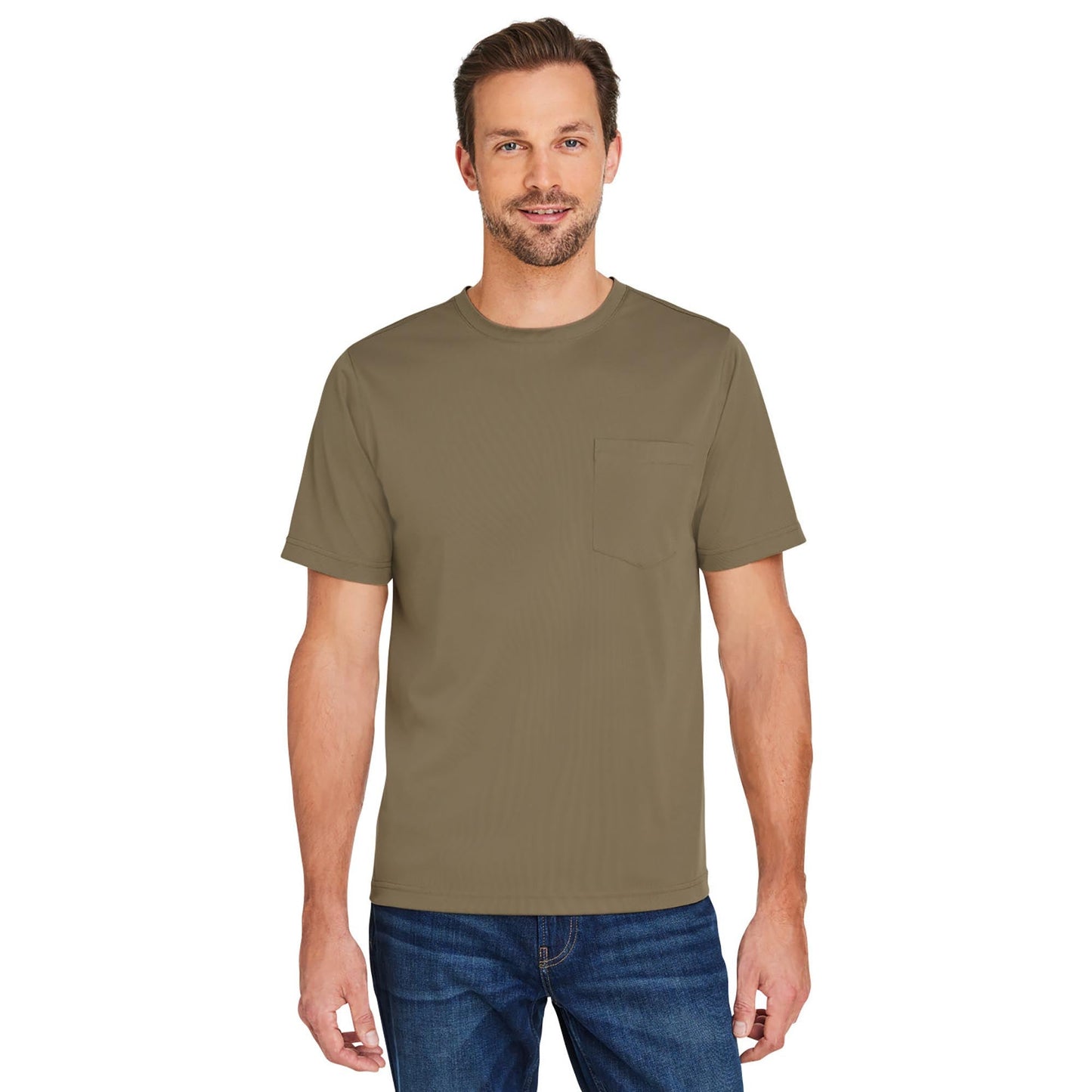 Black Workwear T-Shirt - Harriton - Moisture-Wicking