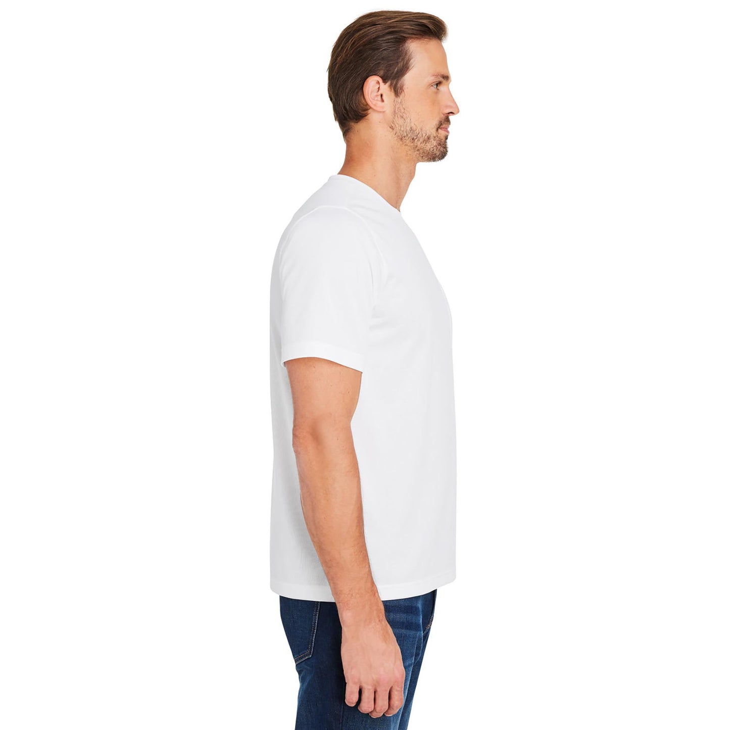 Black Workwear T-Shirt - Harriton - Moisture-Wicking