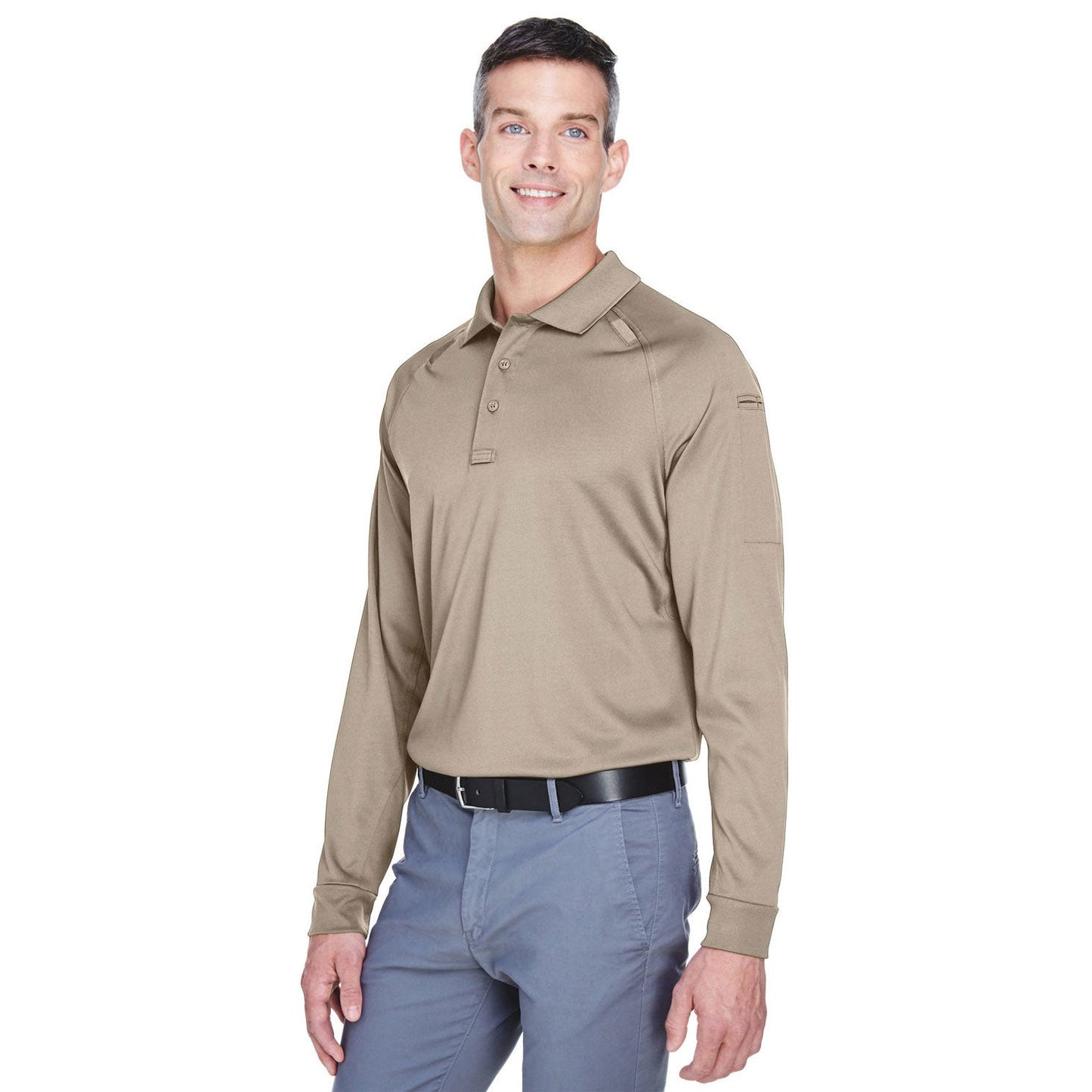 Black Polo Shirts - Harriton - Snag Protection Plus