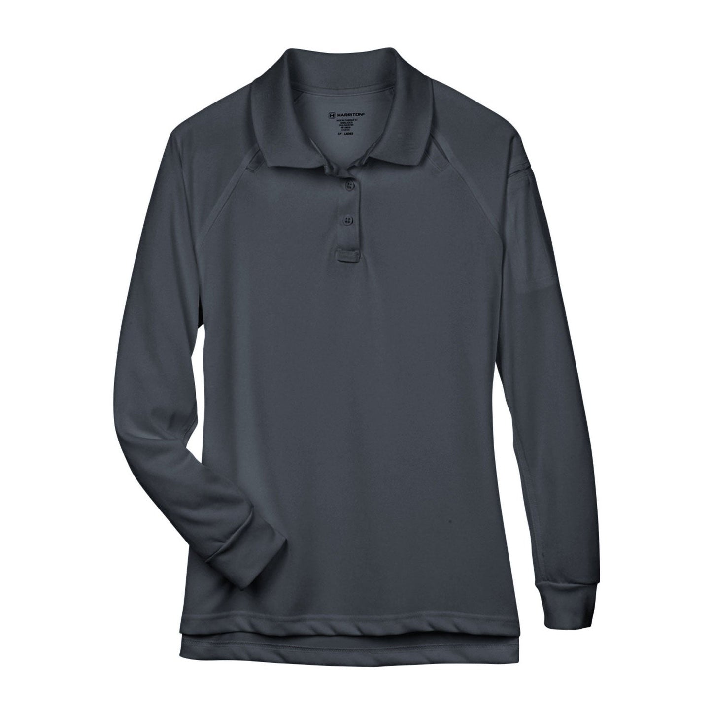 Black Tactical Polo - Harriton - Snag Protection
