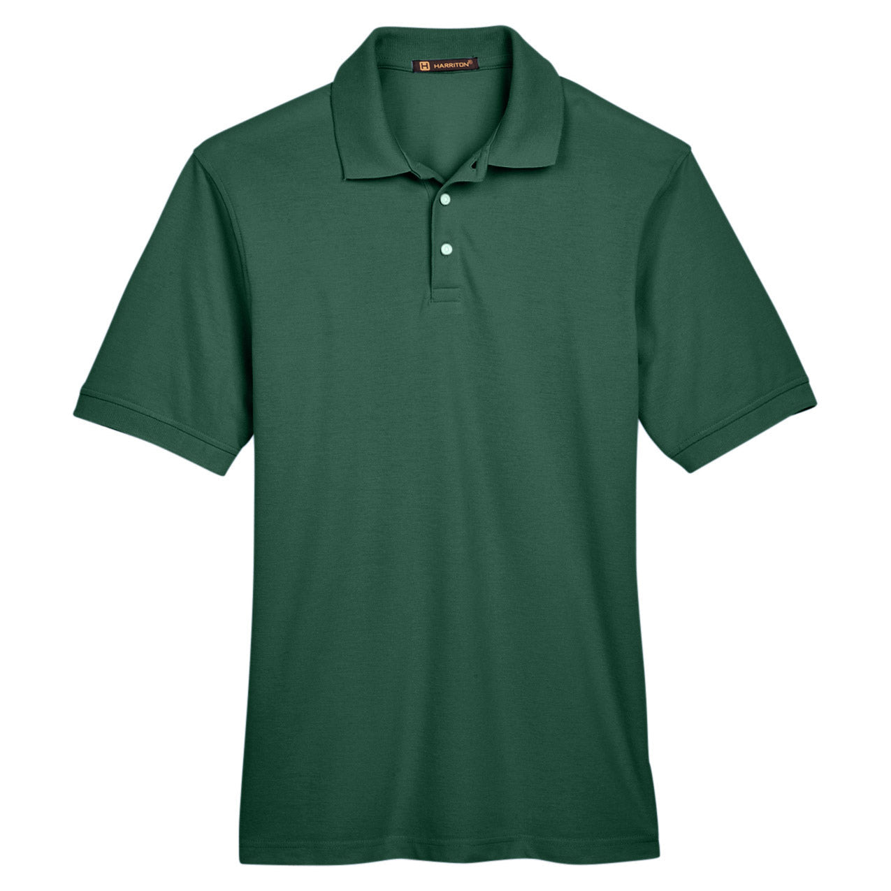Black Polo Shirt - Harriton - Easy Blend Fabric