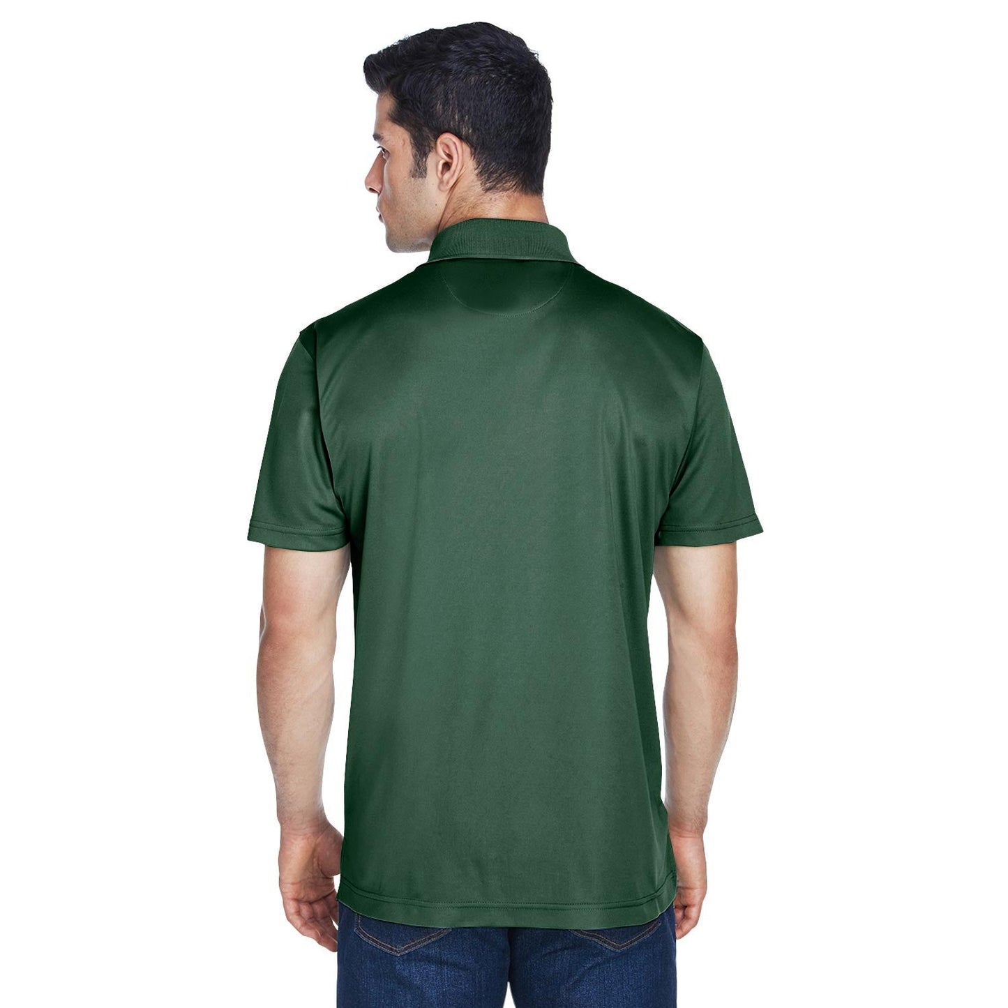 Black Polo Shirts - Harriton - Breathable Polyester