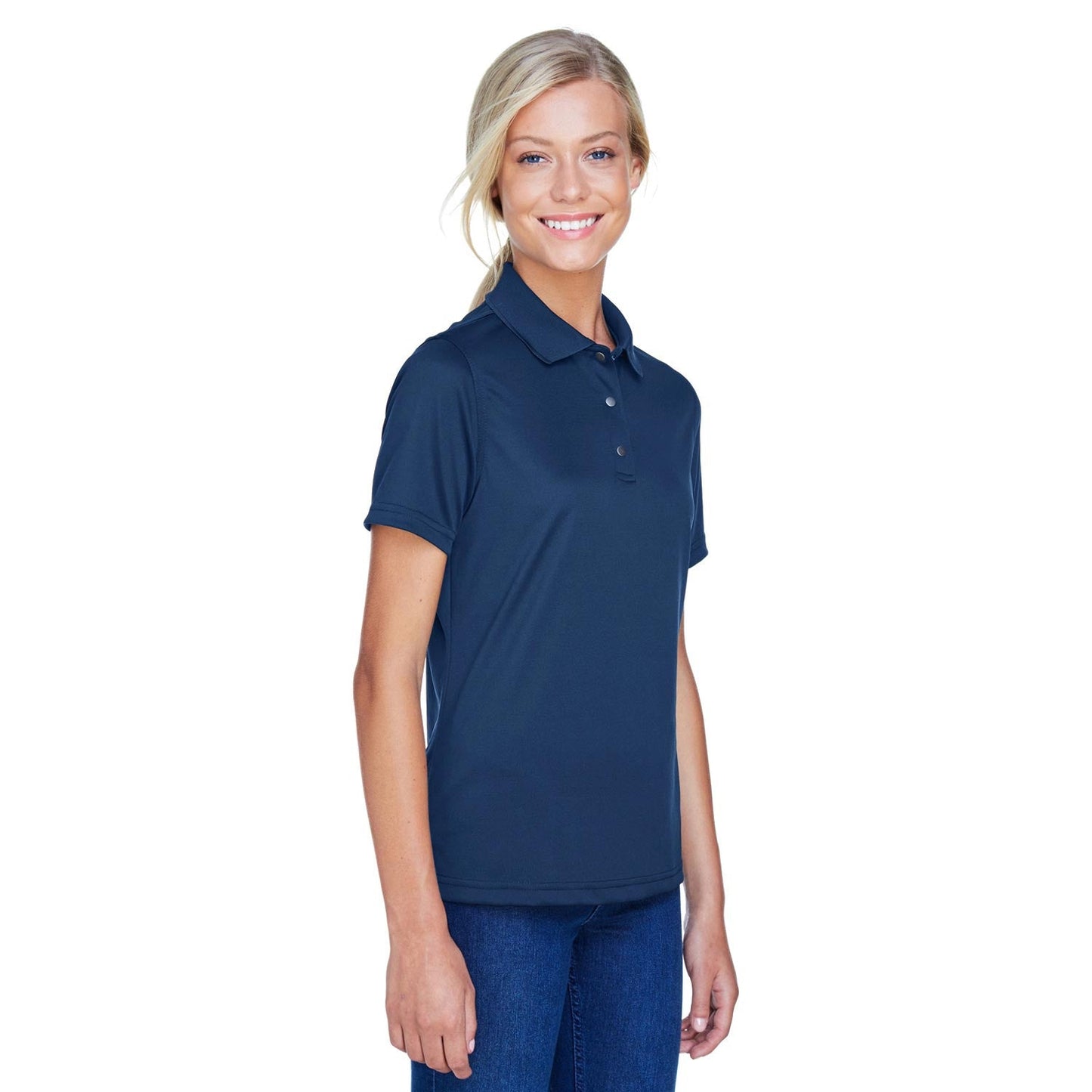 Black Polo Shirts - Harriton - Snag Protection Plus