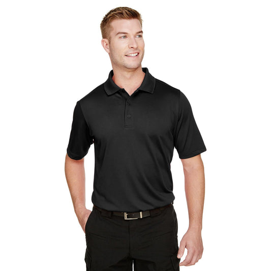 Black Polo Shirt - Harriton - Snag Protection Plus