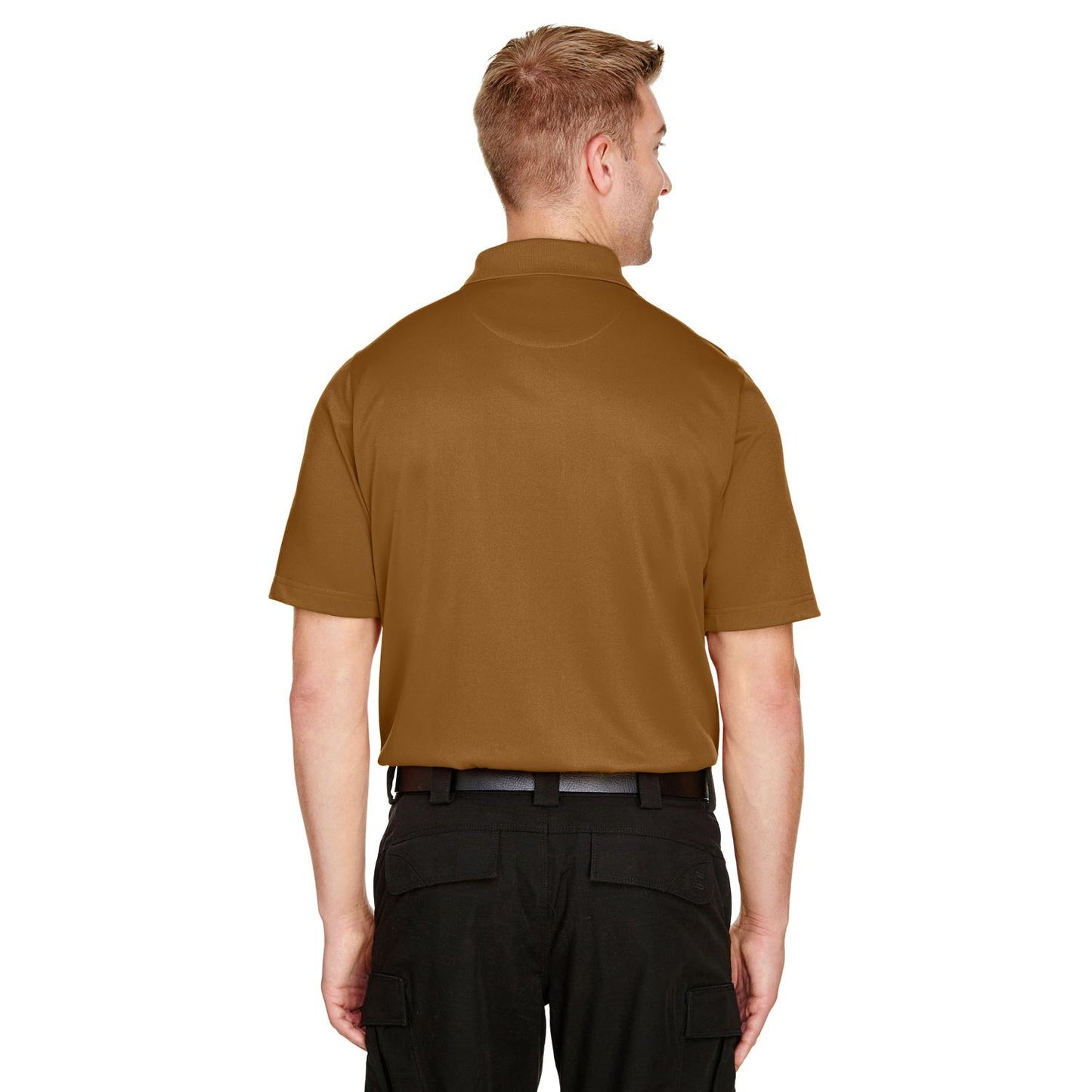 Black Polo Shirt - Harriton - Snag Protection Plus
