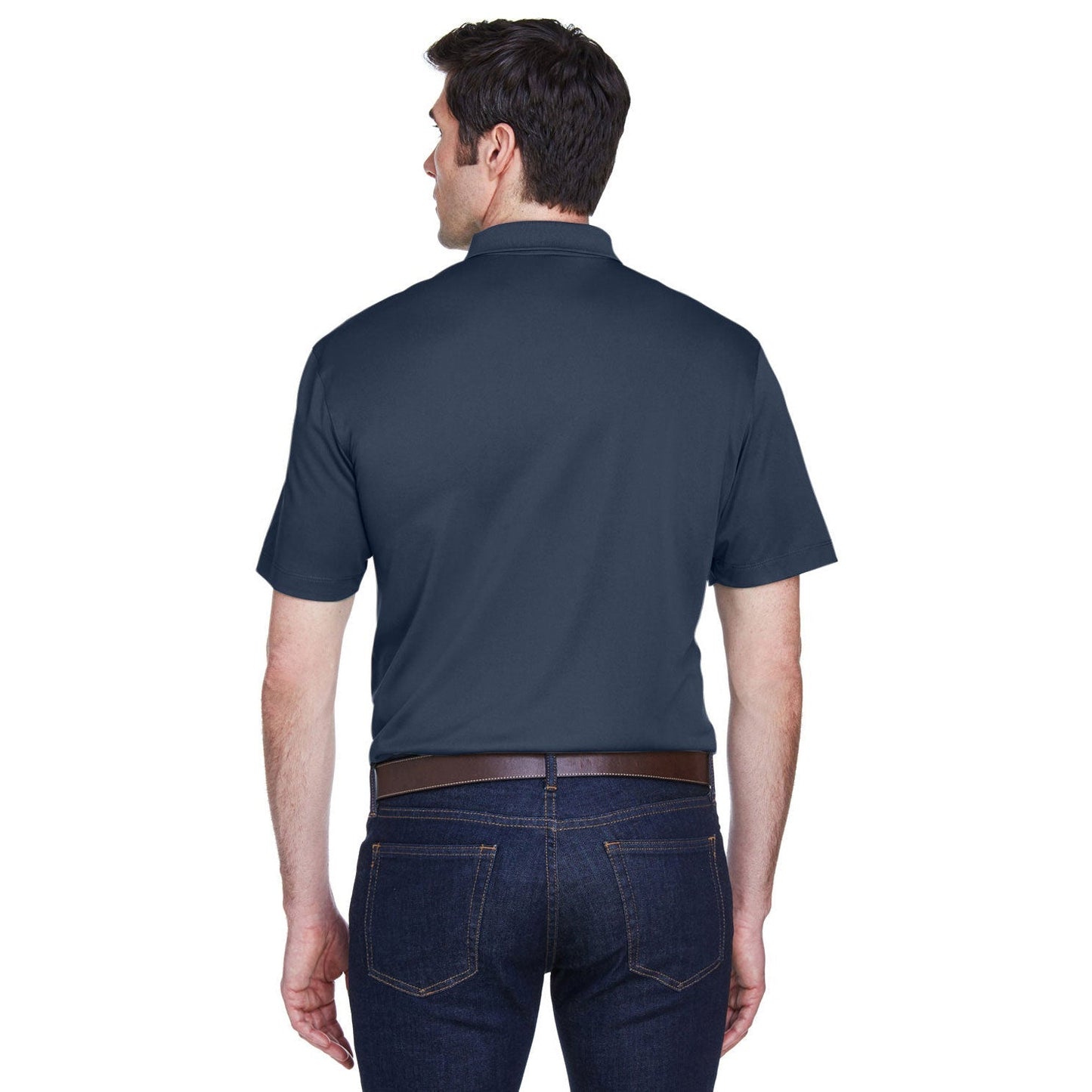 Black Polo Shirt - Harriton - Moisture-Wicking Quality