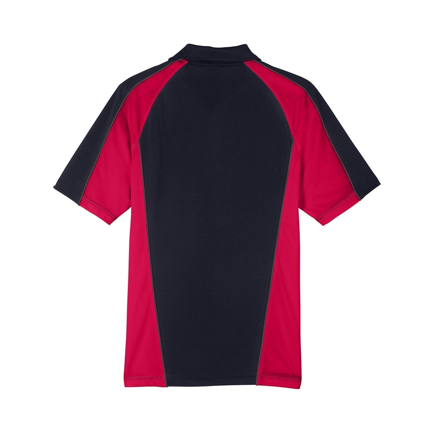 Black/Red/Dark Charcoal Polo - Harriton - Snag Protection