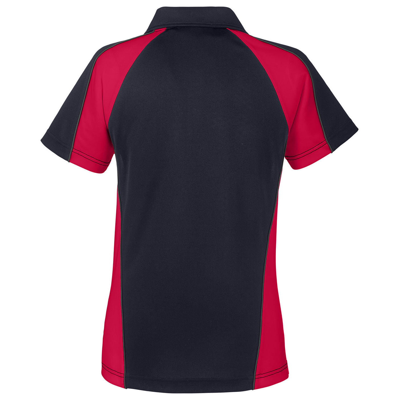 Black/Red/Dark Charcoal Polo - Harriton - Stylish Fit