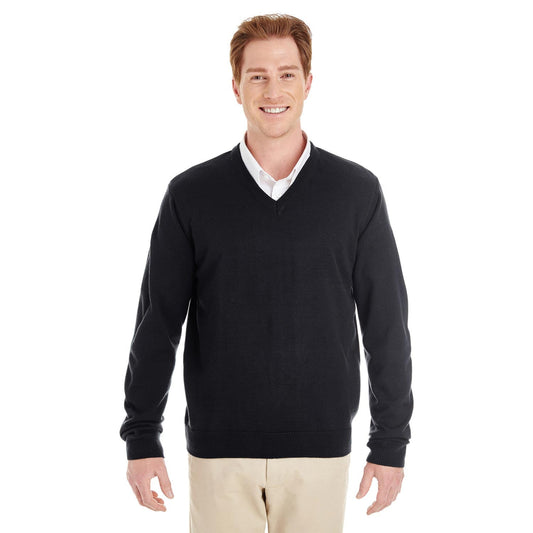 Black Sweaters - Harriton - Durable Acrylic Knit
