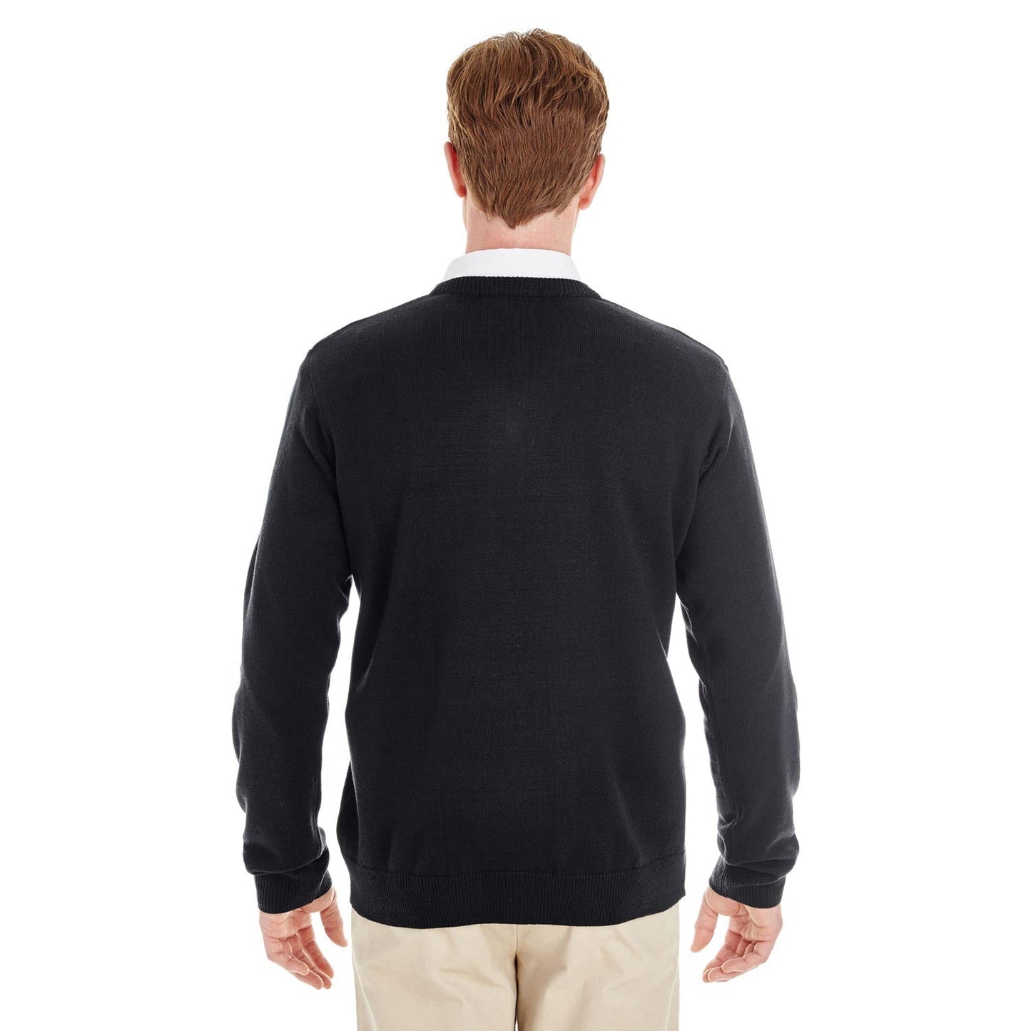 Black Sweaters - Harriton - Durable Acrylic Knit