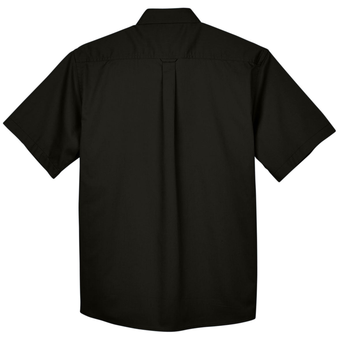 Black Button Up Shirt - Harriton - Easy Blend Twill