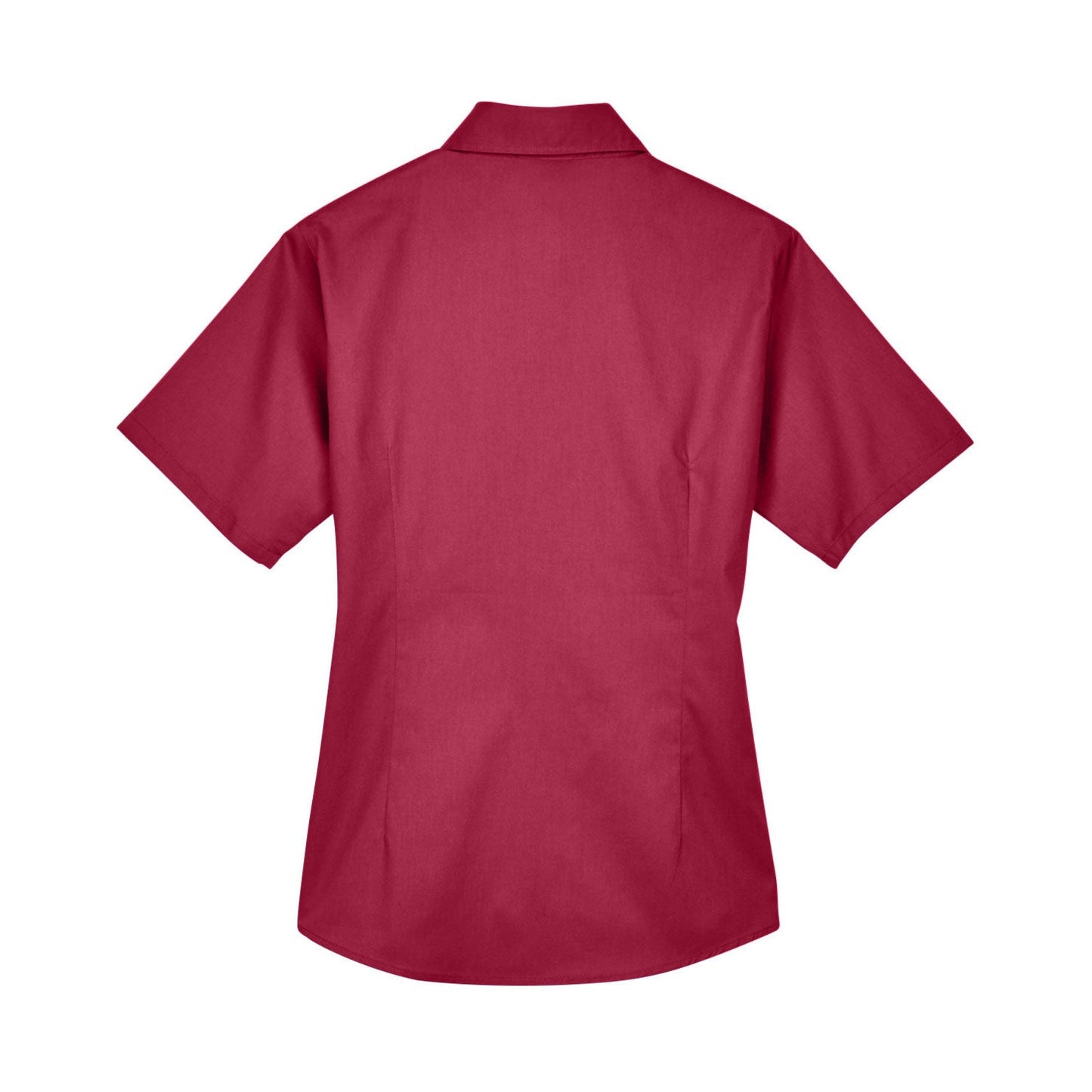 Black Button Up Shirt - Harriton - Short Sleeve Twill