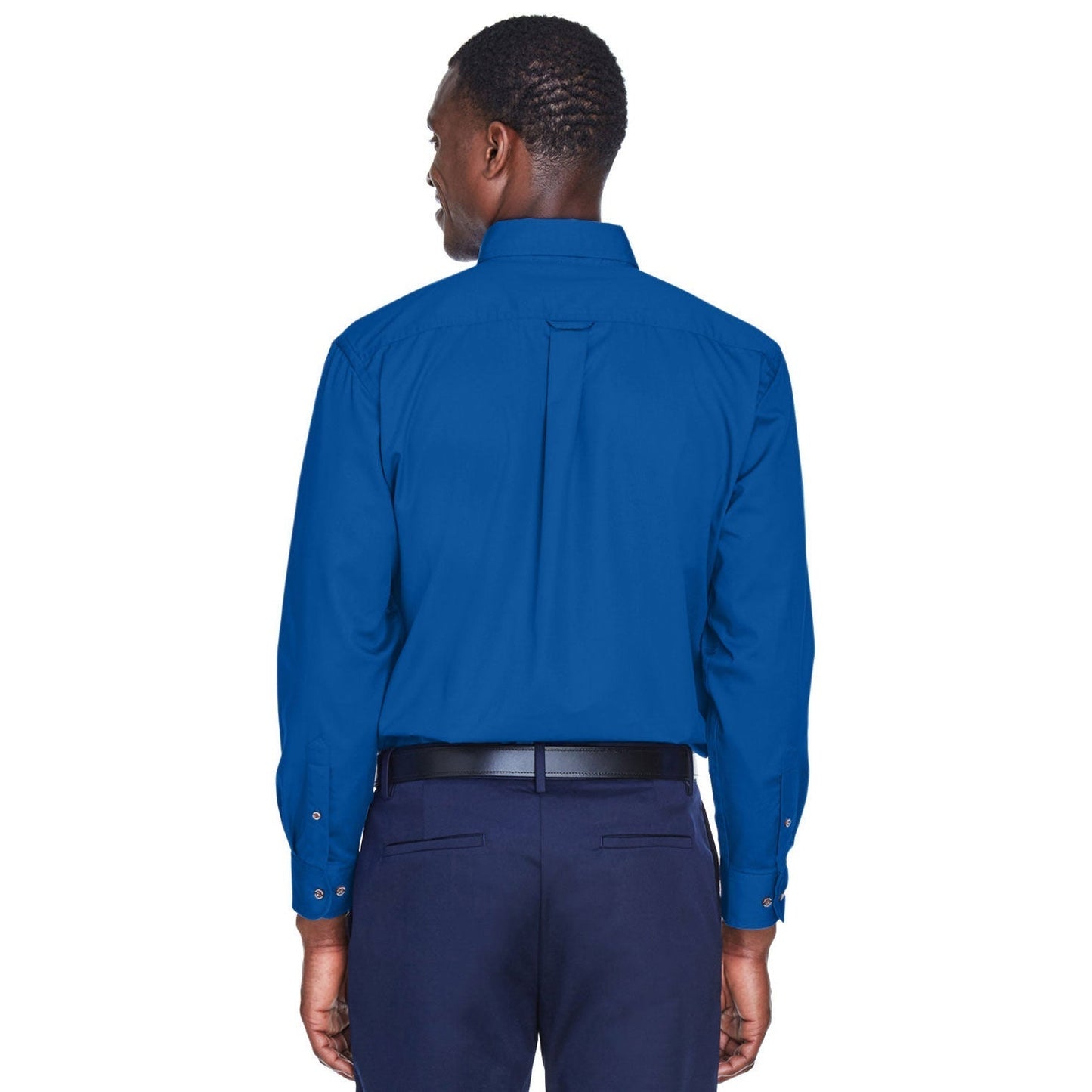 Black Button Up Shirt - Harriton - Stain Resistant
