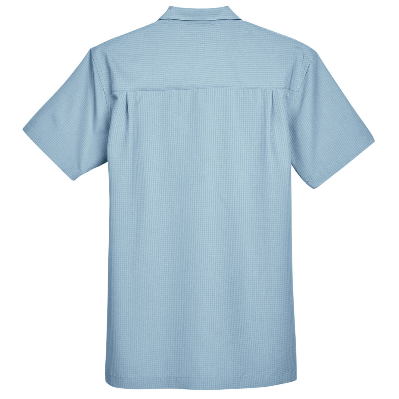 Black Button Up Shirt - Harriton - Textured Camp Style