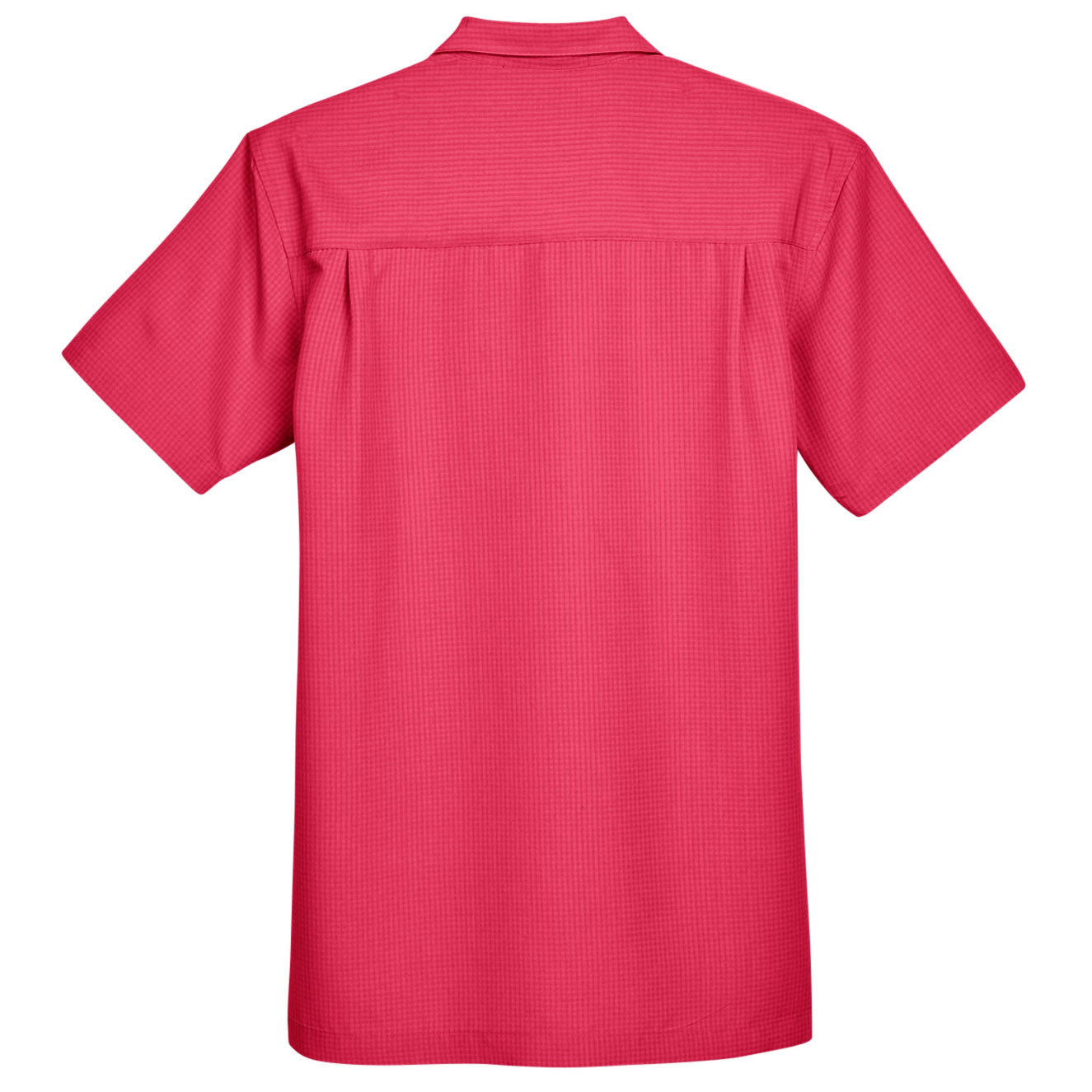 Black Button Up Shirt - Harriton - Textured Camp Style