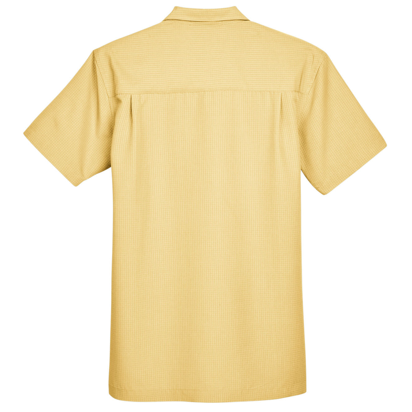 Black Button Up Shirt - Harriton - Textured Camp Style