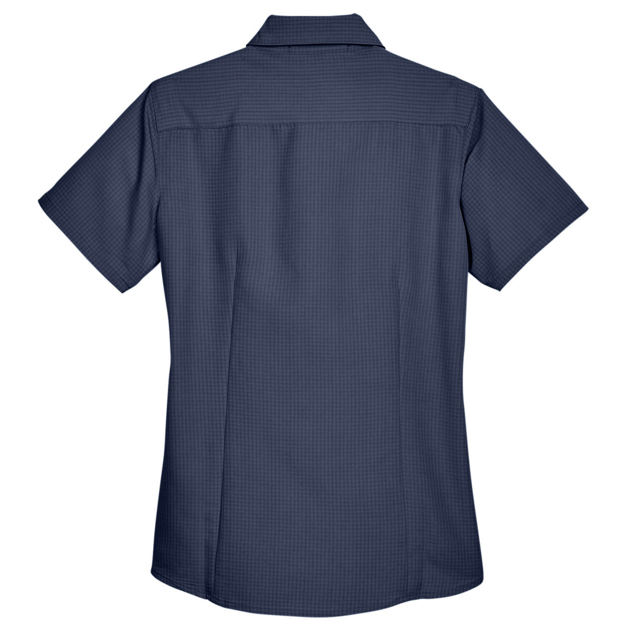 Black Textured Button Up Shirts - Harriton - Soft Fabric