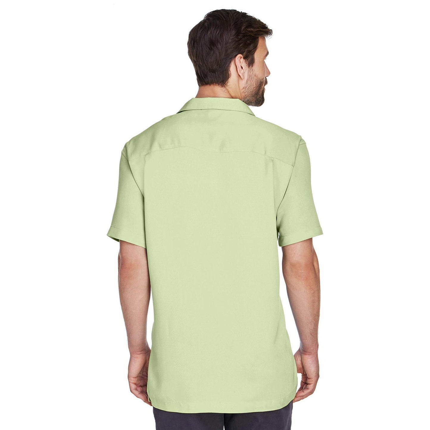 Black Button Up Shirts - Harriton - Cord Fabric