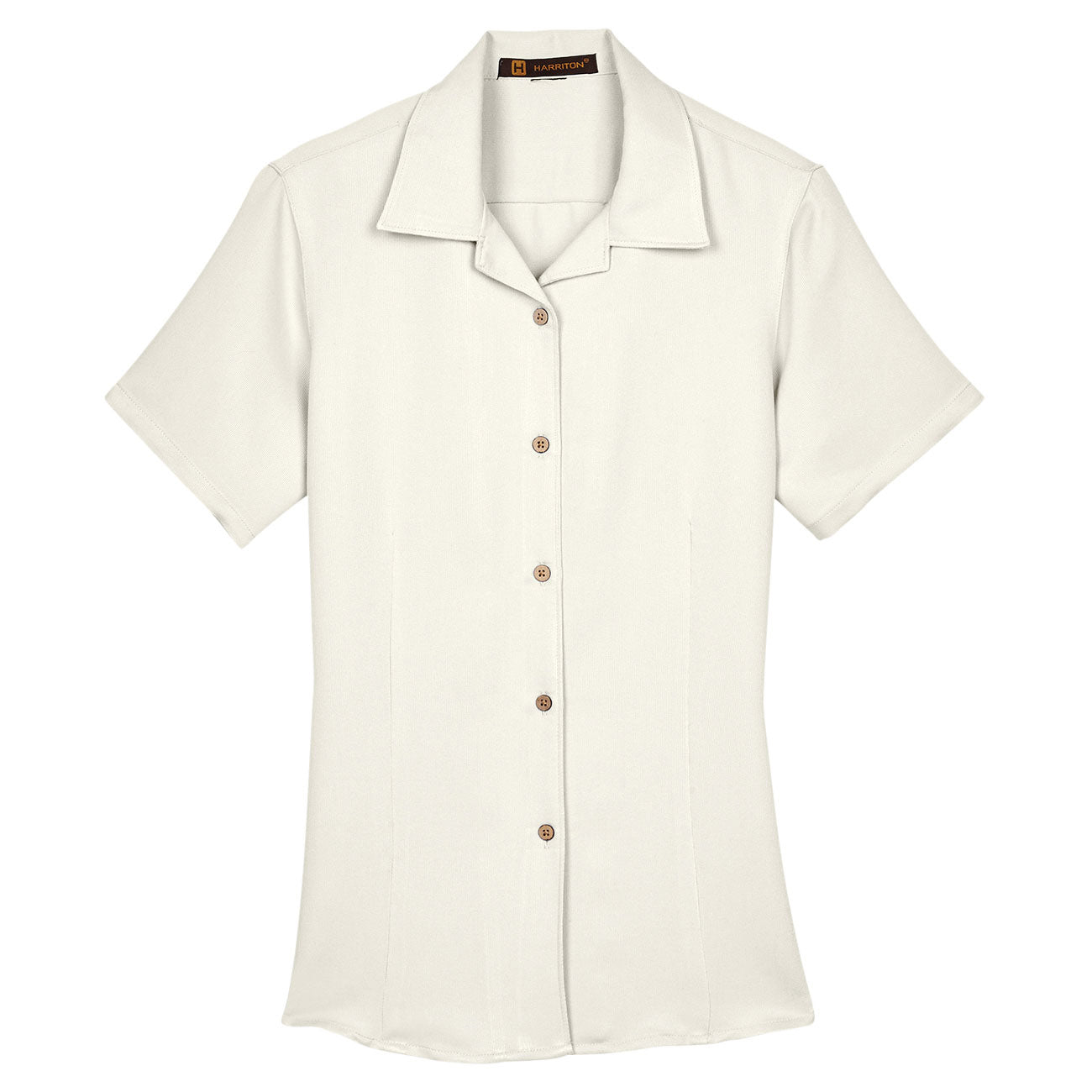 Black Button Up Shirts - Harriton - Stylish Fabric
