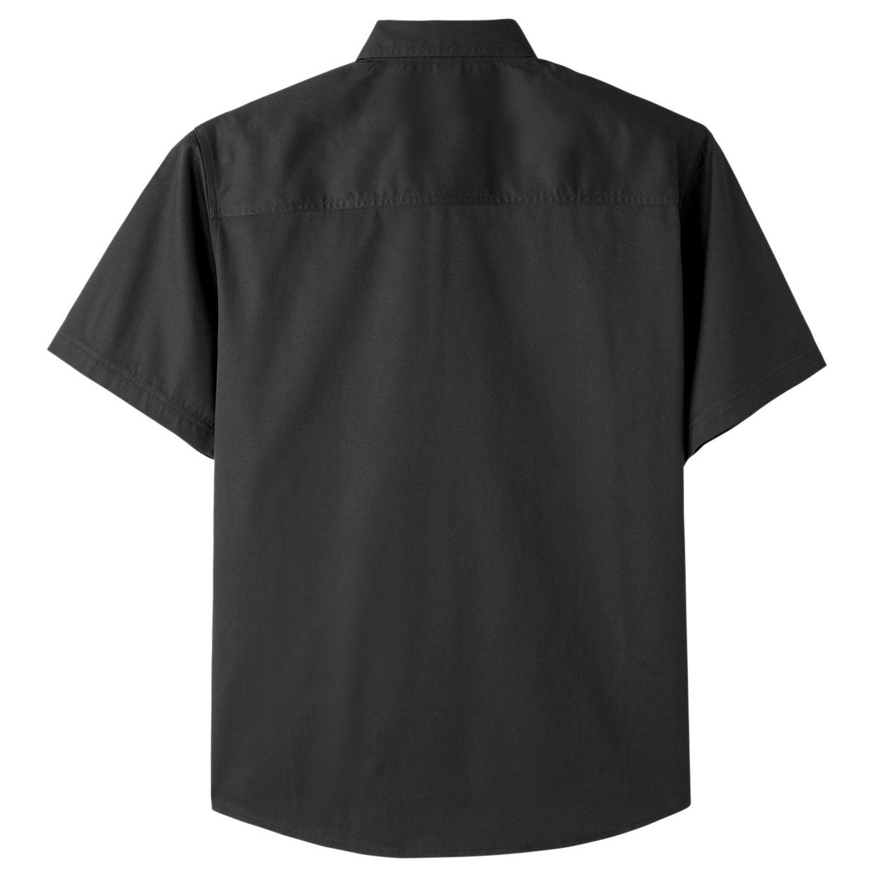 Black Button Up Shirt - Harriton - Wrinkle Resistant
