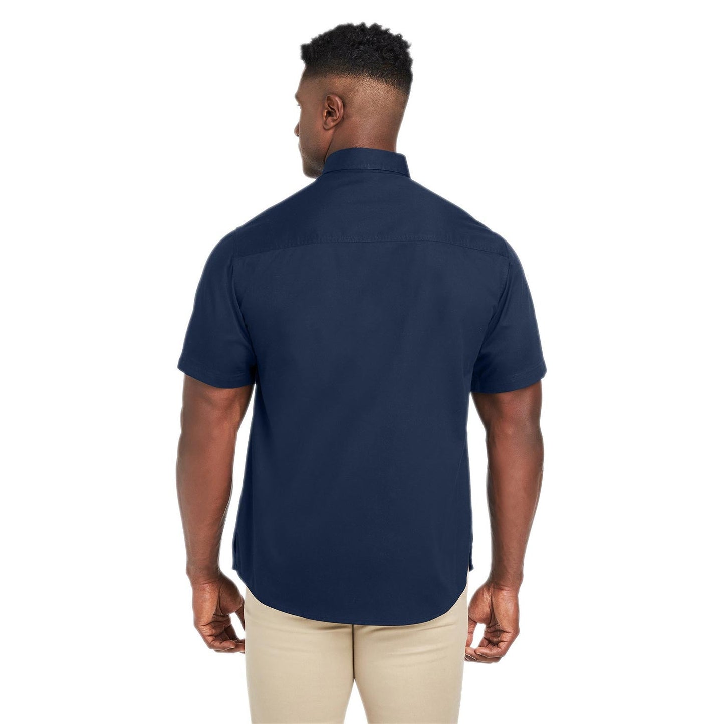 Black Button Up Shirt - Harriton - Wrinkle Resistant
