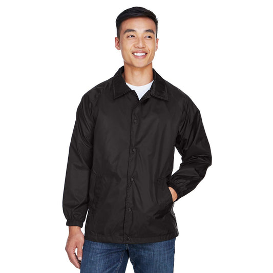 Black Jackets - Harriton - Nylon Staff Jacket