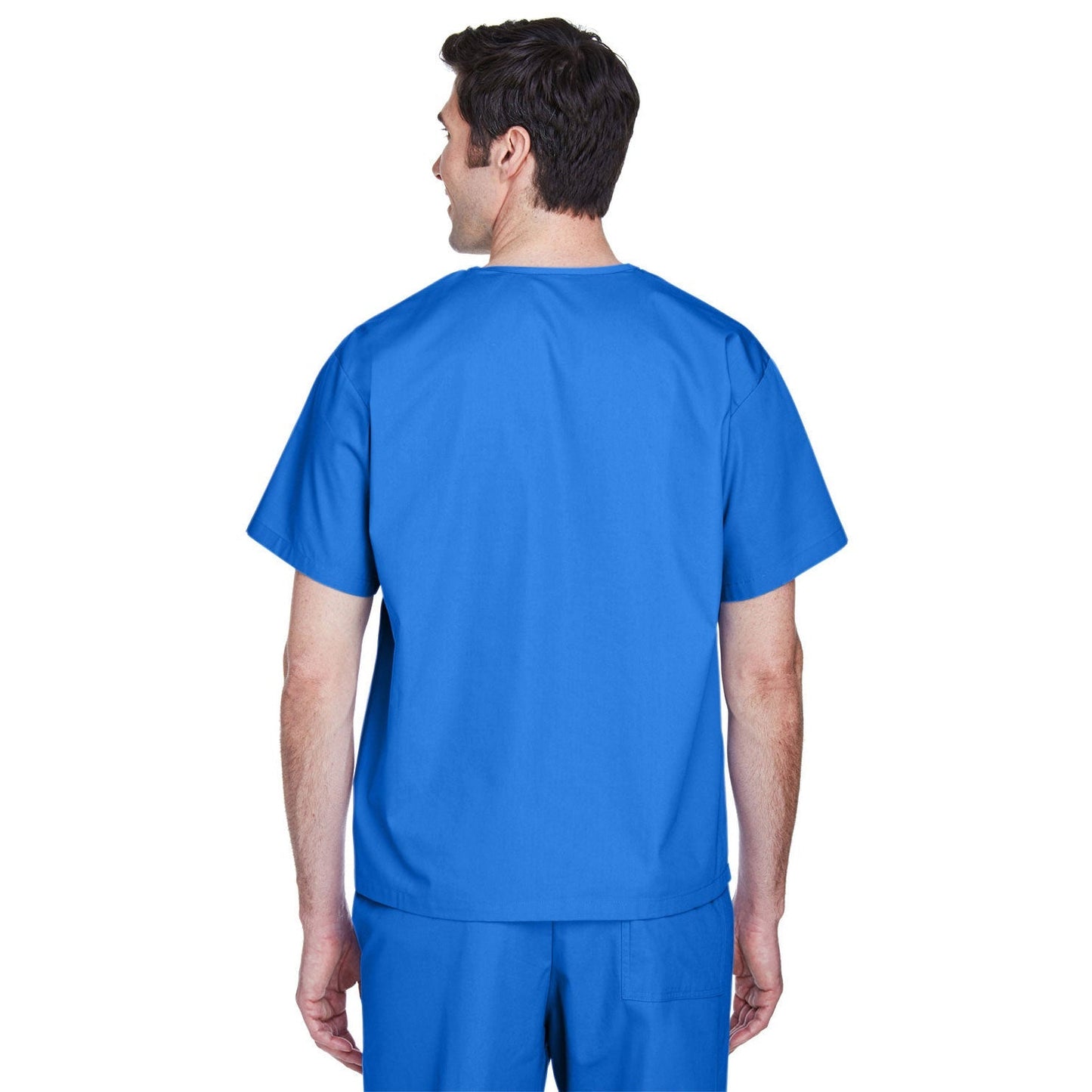 Black Scrub Tops - Harriton - Lightweight Cotton Blend