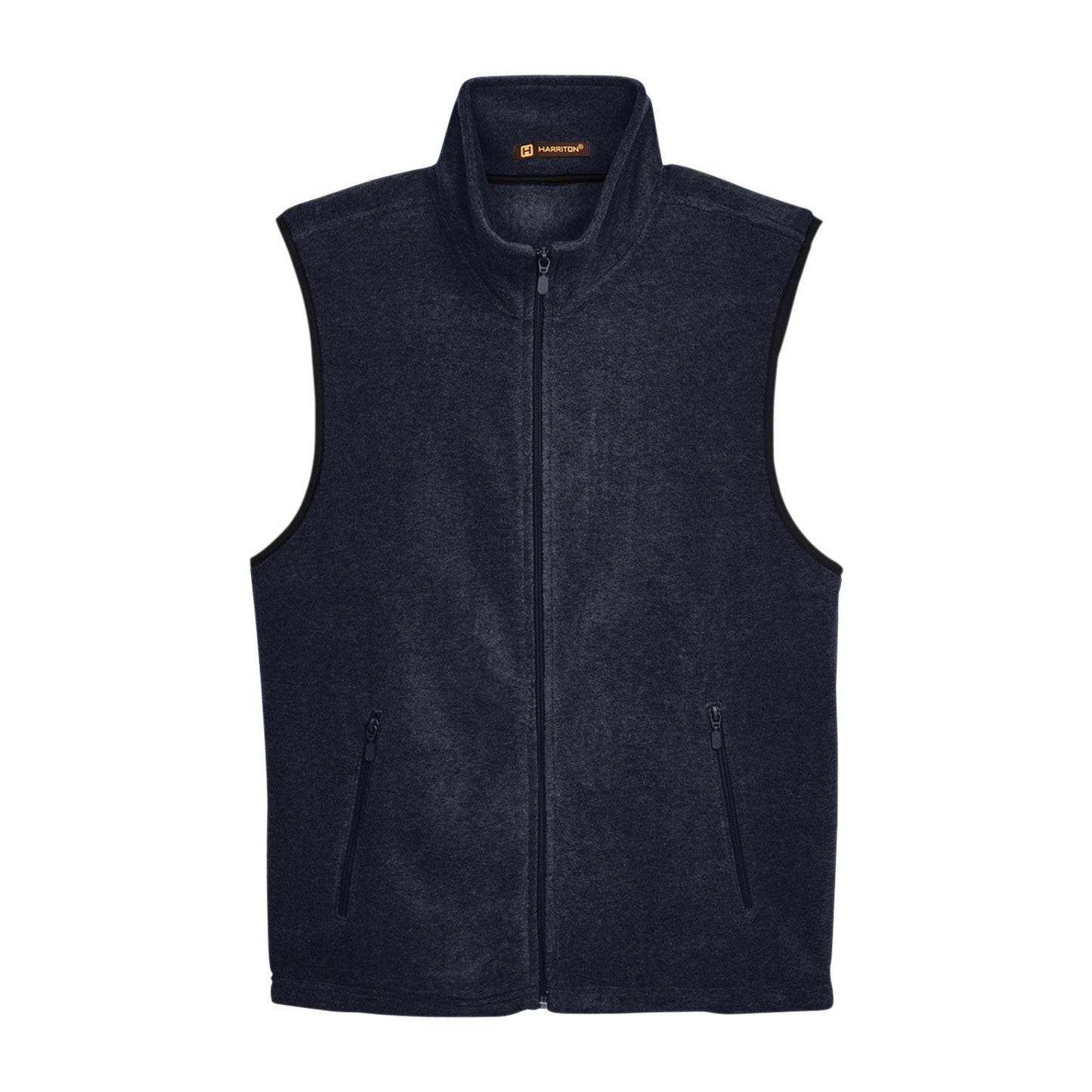Black Vests - Harriton - Soft Polyester Fleece
