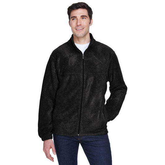 Black Jackets - Harriton - Full Zip Fleece - Soft Style