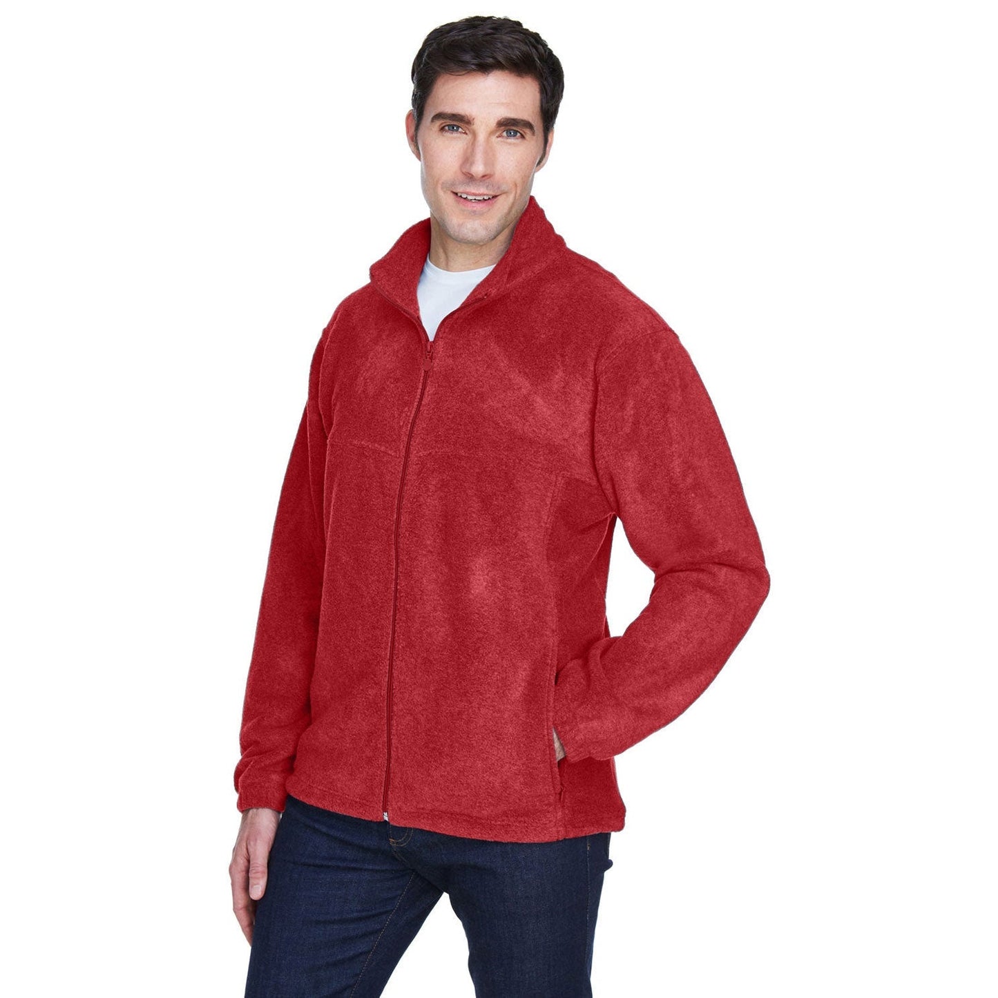 Black Jackets - Harriton - Full Zip Fleece - Soft Style