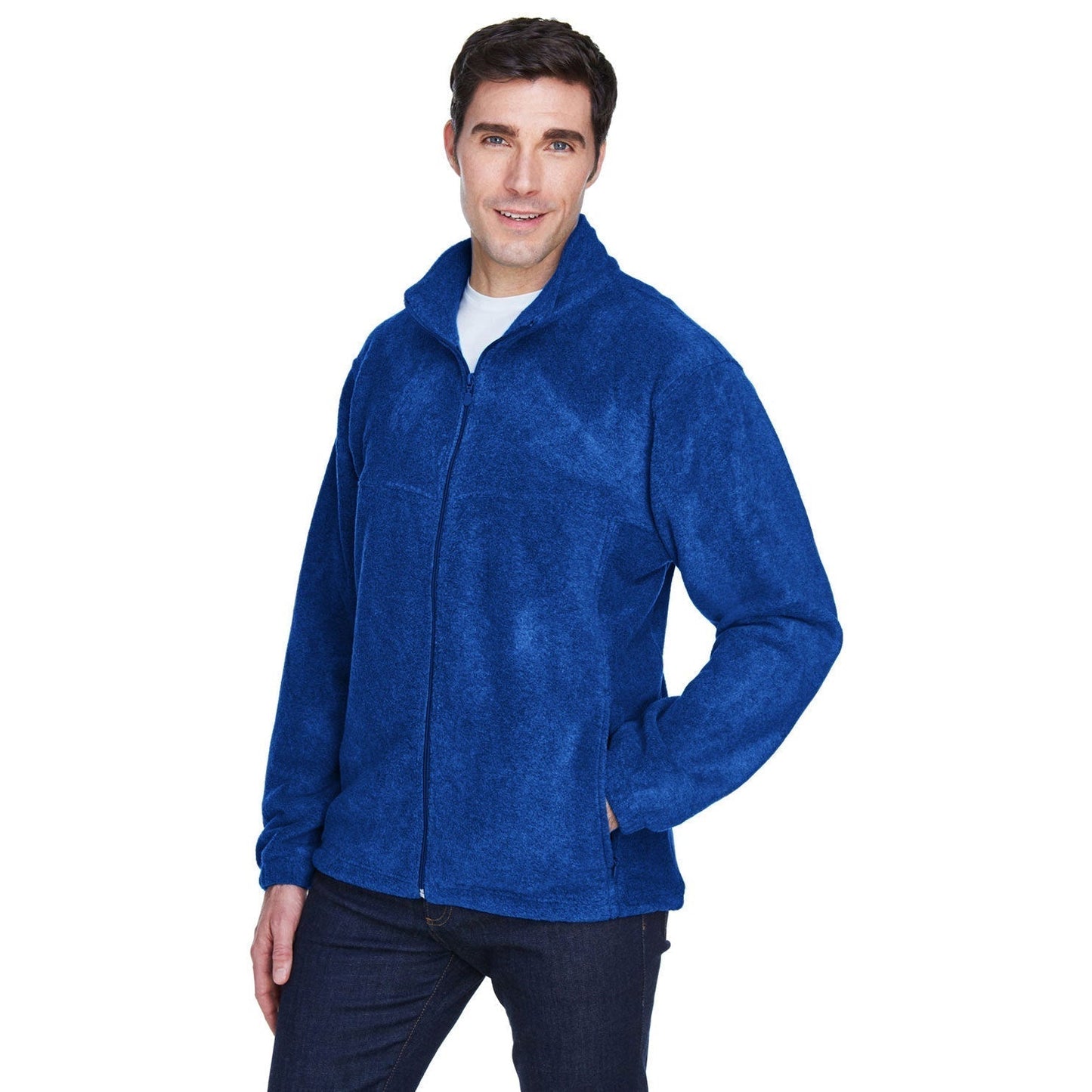 Black Jackets - Harriton - Full Zip Fleece - Soft Style