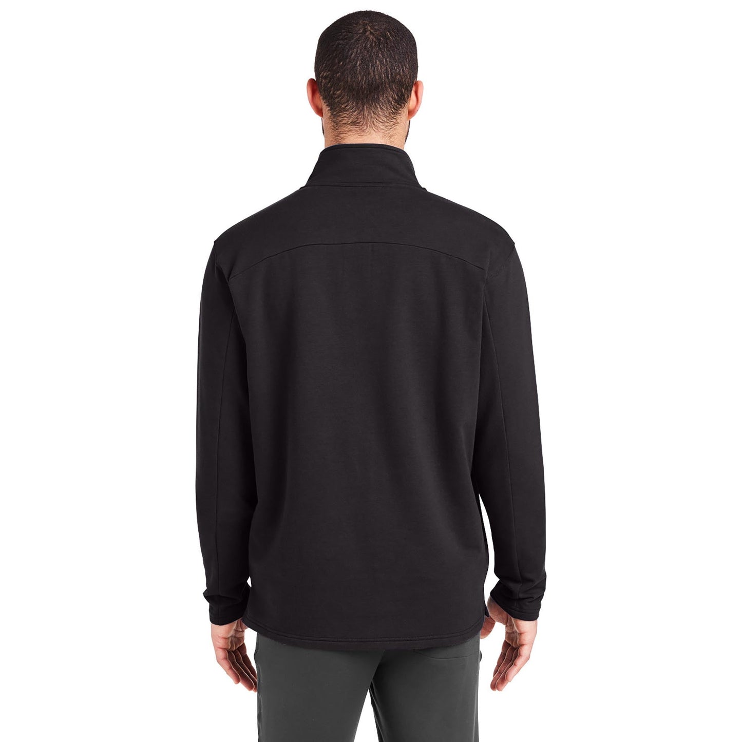 Black Sweatshirts - Cozy Quarter-Zip - Glyder - Soft Fleece