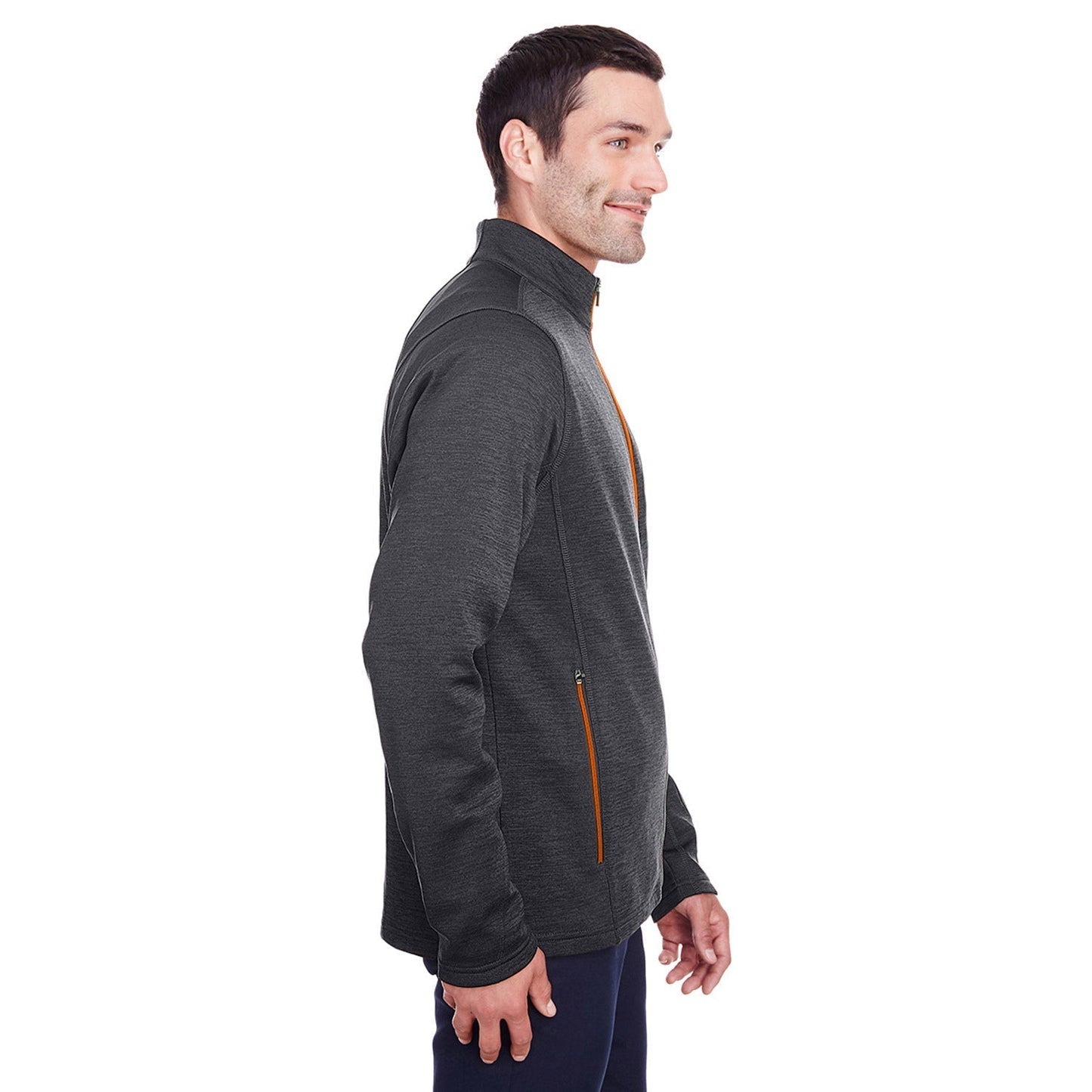 Black Heather Jacket - North End - Soft Fleece