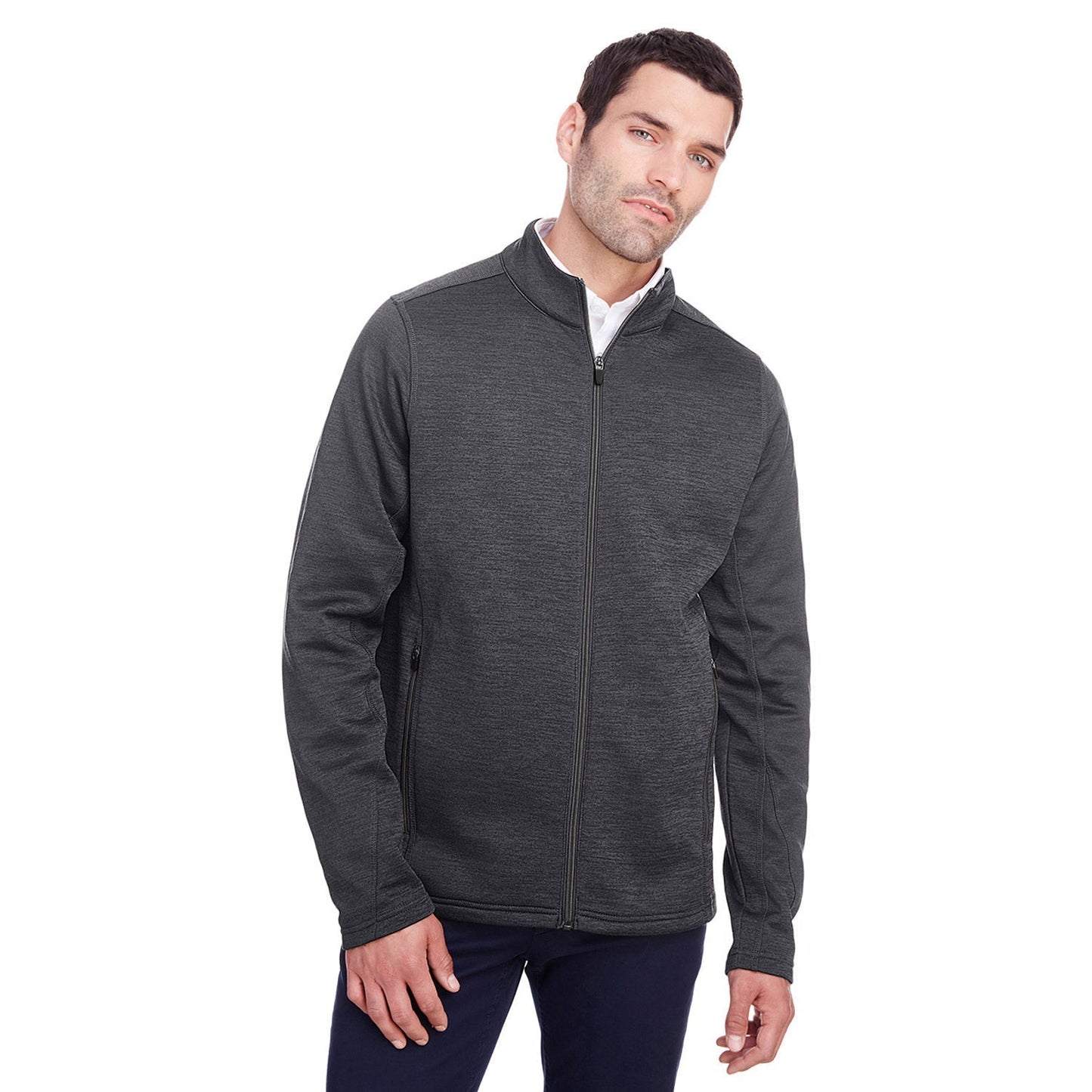 Black Heather Jacket - North End - Soft Fleece