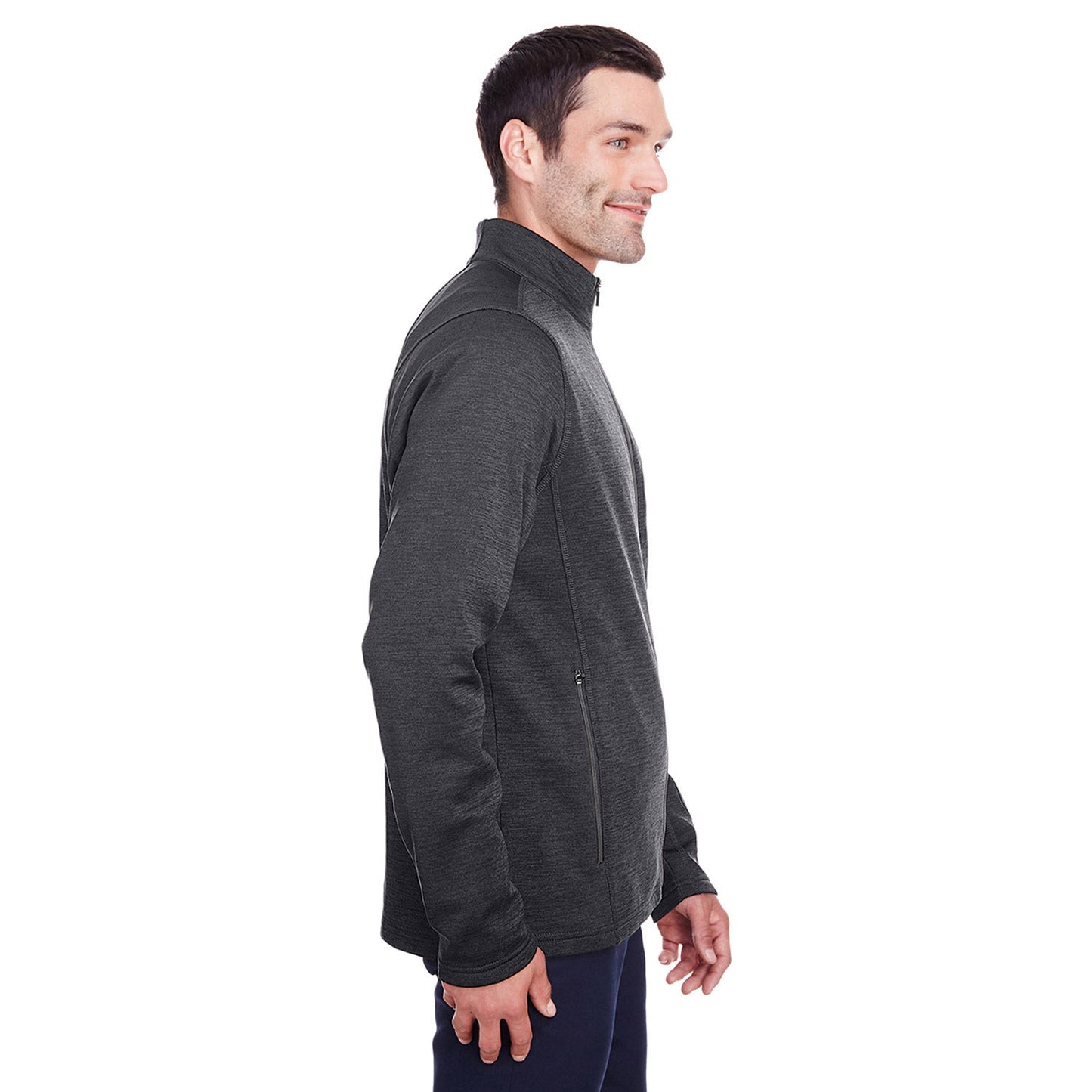 Black Heather Jacket - North End - Soft Fleece