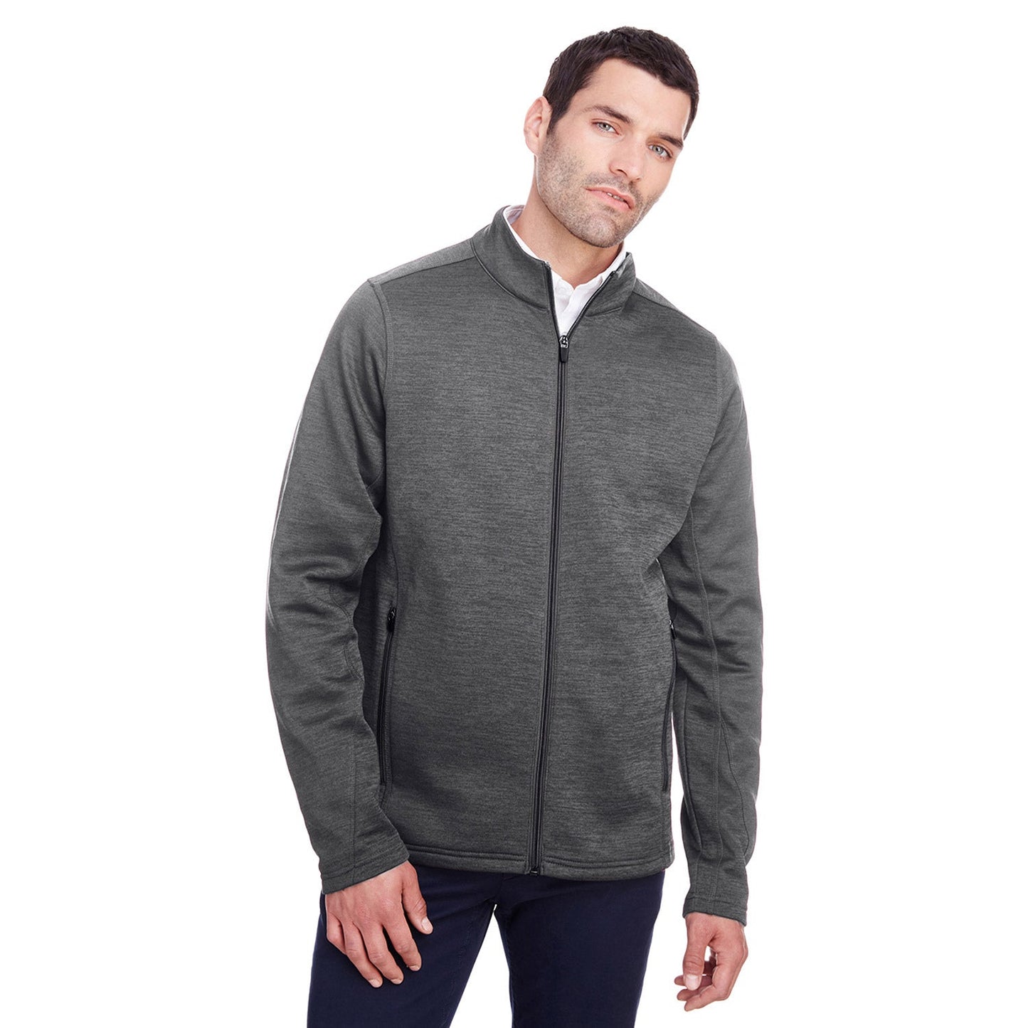 Black Heather Jacket - North End - Soft Fleece