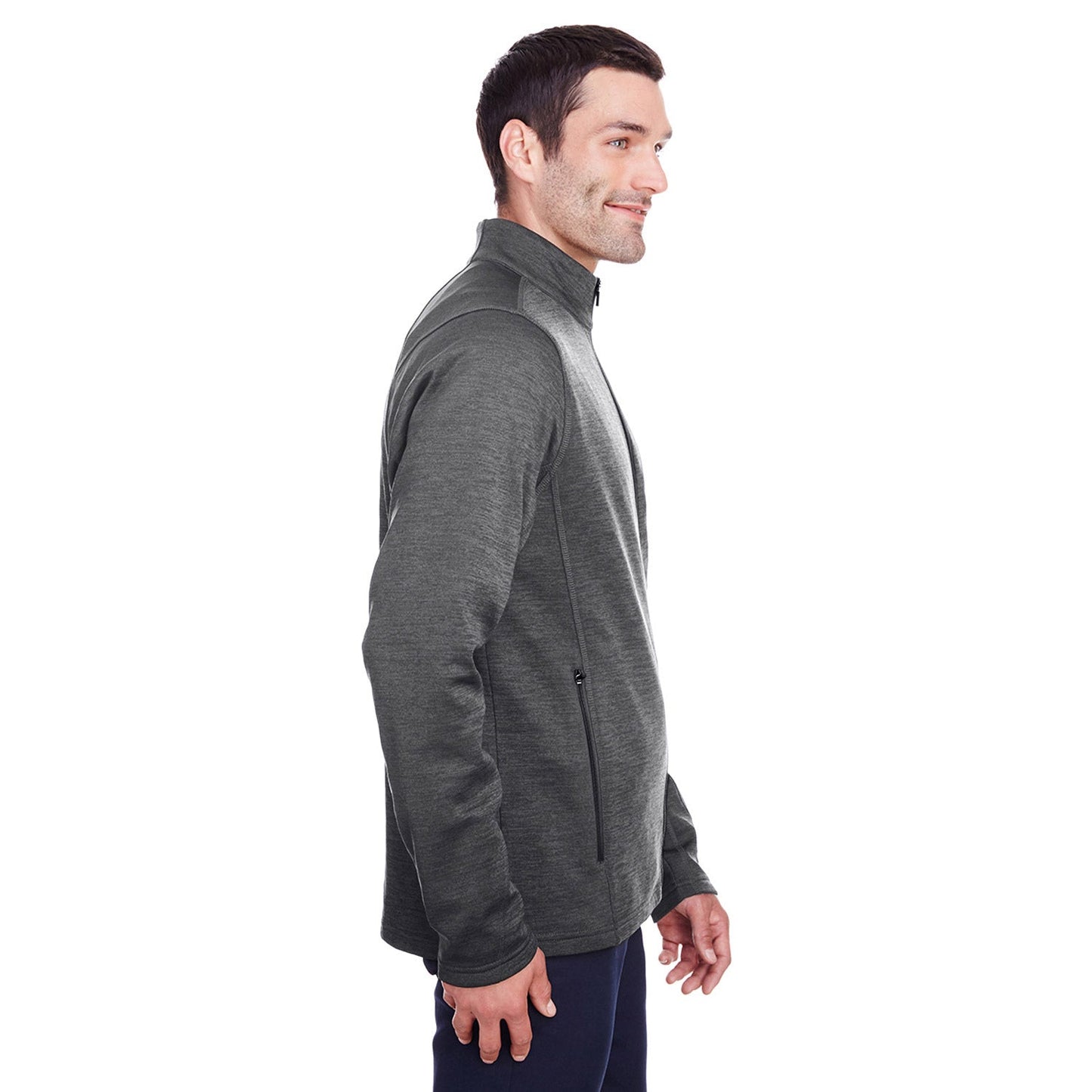 Black Heather Jacket - North End - Soft Fleece